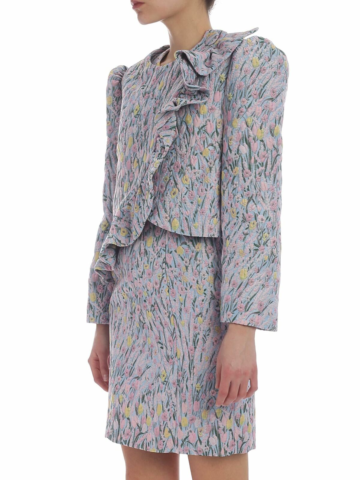 Erba embroidered jacket with pastel flowers 91VV10273 (VIVETTA / スーツ・ジャケット ) | VIVETTA (ヴィヴェッタ)(1)