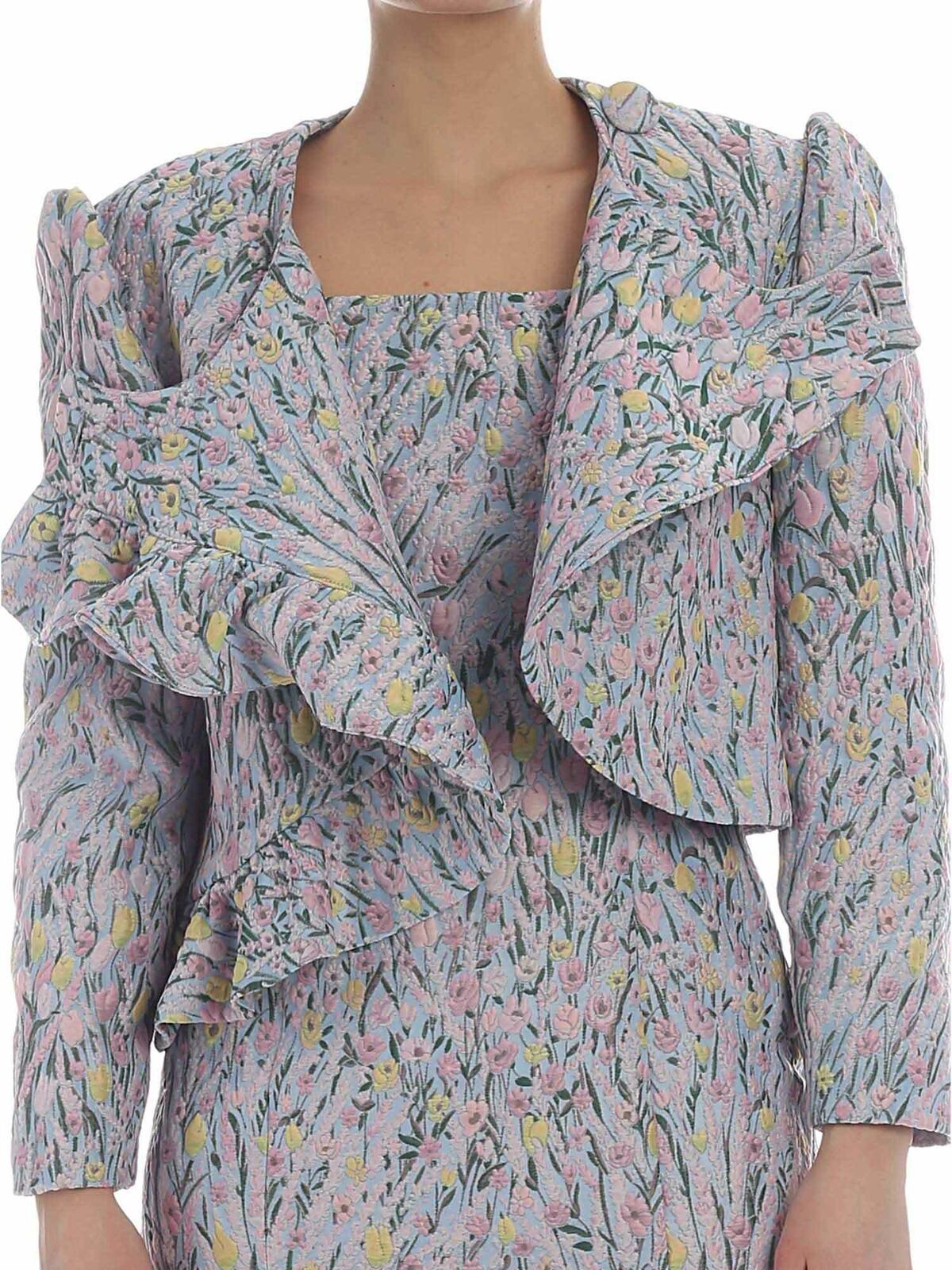 Erba embroidered jacket with pastel flowers 91VV10273 (VIVETTA / スーツ・ジャケット ) | VIVETTA (ヴィヴェッタ)(5)