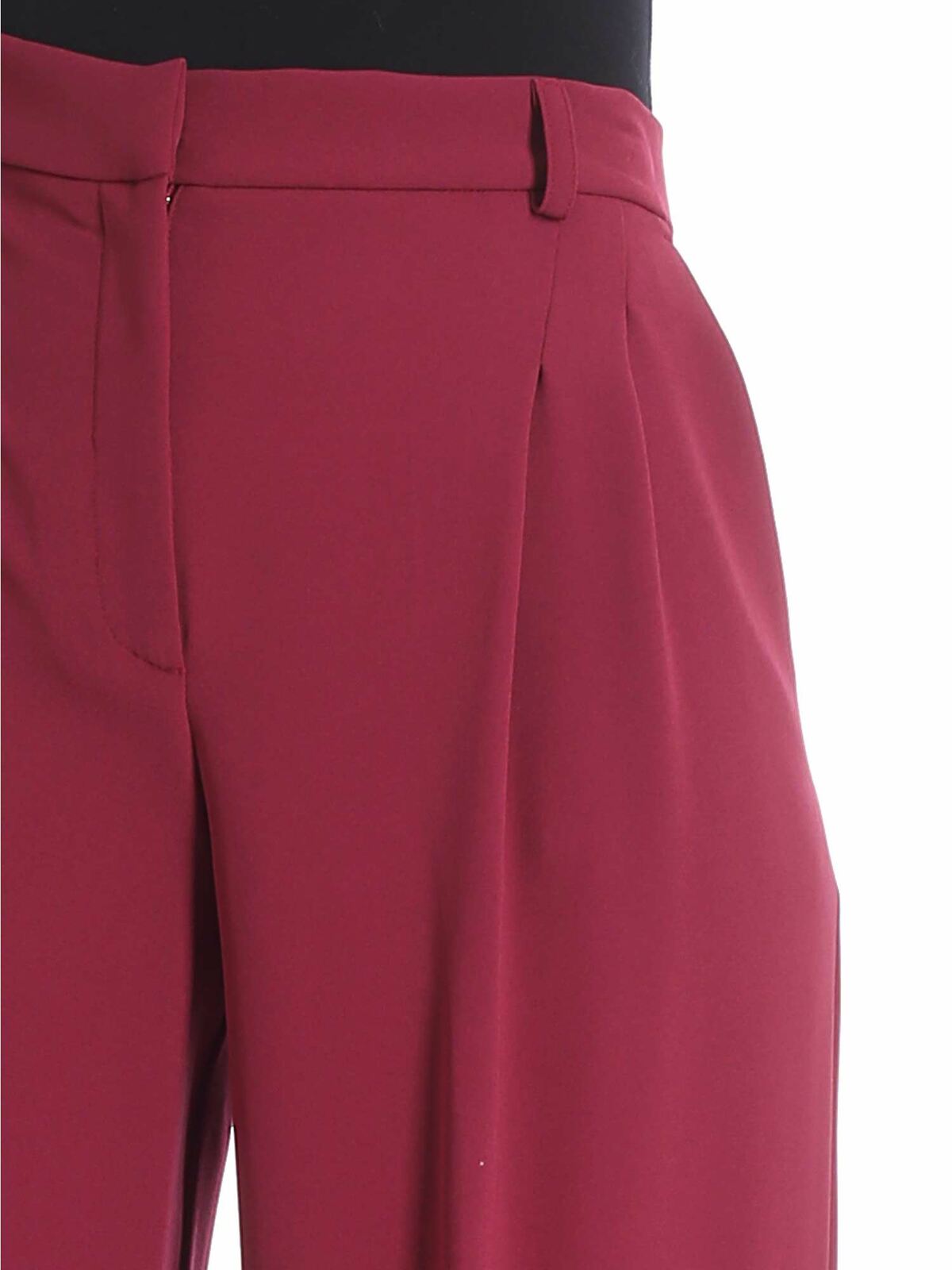Giorgione burgundy palazzo trousers 84VV405555 (VIVETTA / パンツ ) | VIVETTA (ヴィヴェッタ)(3)