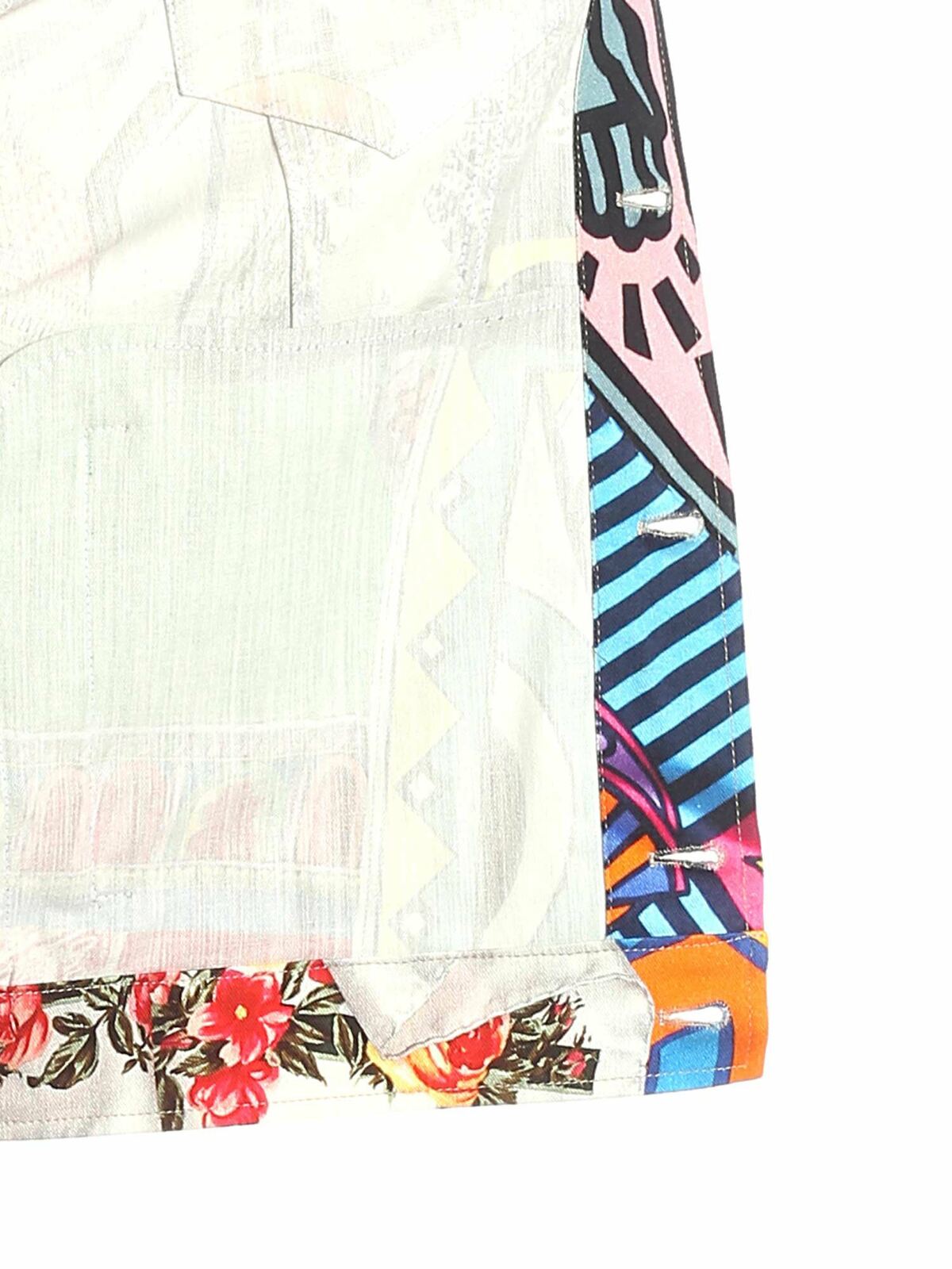 Multicolor jacket with foulard print 062302571888 (MOSCHINO / ジーンズ ) | MOSCHINO (モスキーノ)(4)