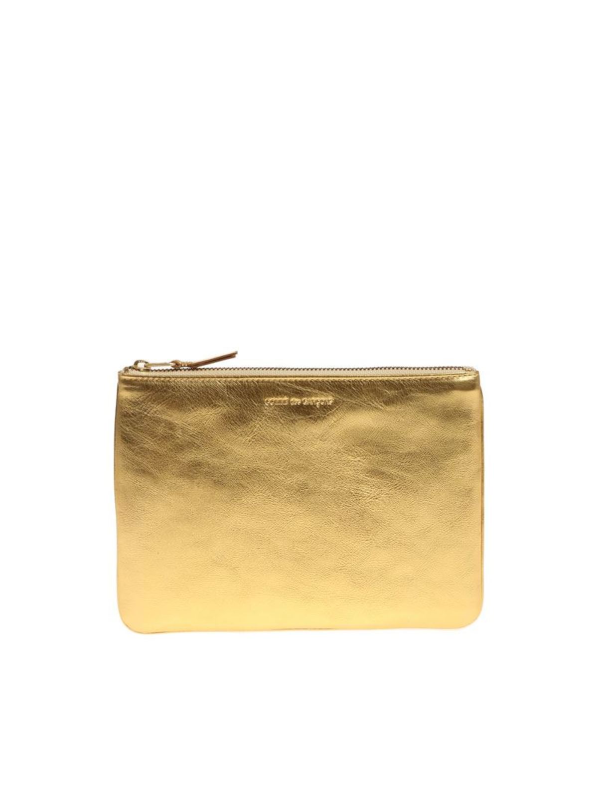 Golden leather purse SA5100GGOLD (Comme Des Garçons Wallet / 財布・カードケース ) | Comme Des Garçons Wallet (コムデギャルソン ウォレット)