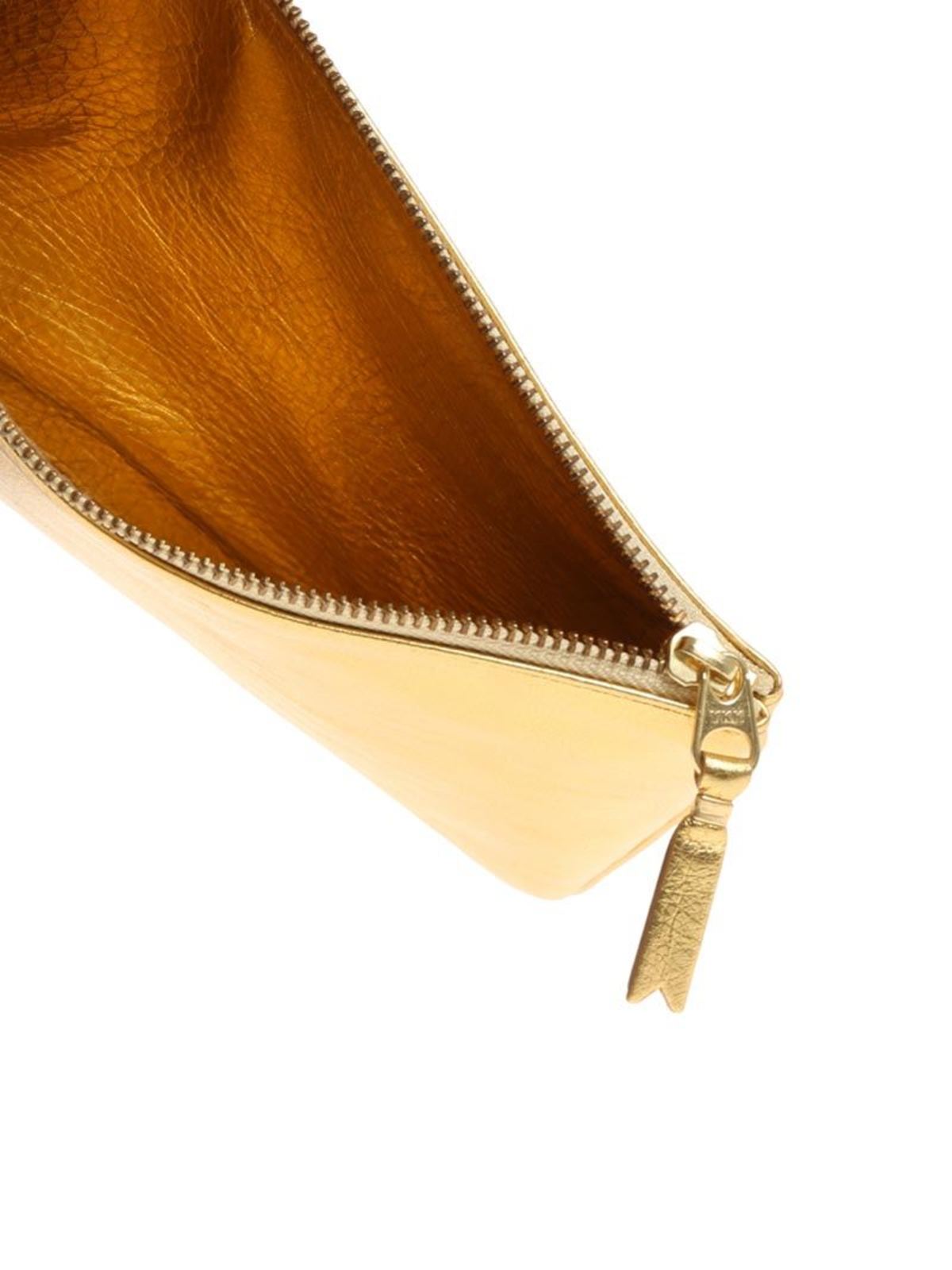 Golden leather purse SA5100GGOLD (Comme Des Garçons Wallet / 財布・カードケース ) | Comme Des Garçons Wallet (コムデギャルソン ウォレット)(4)
