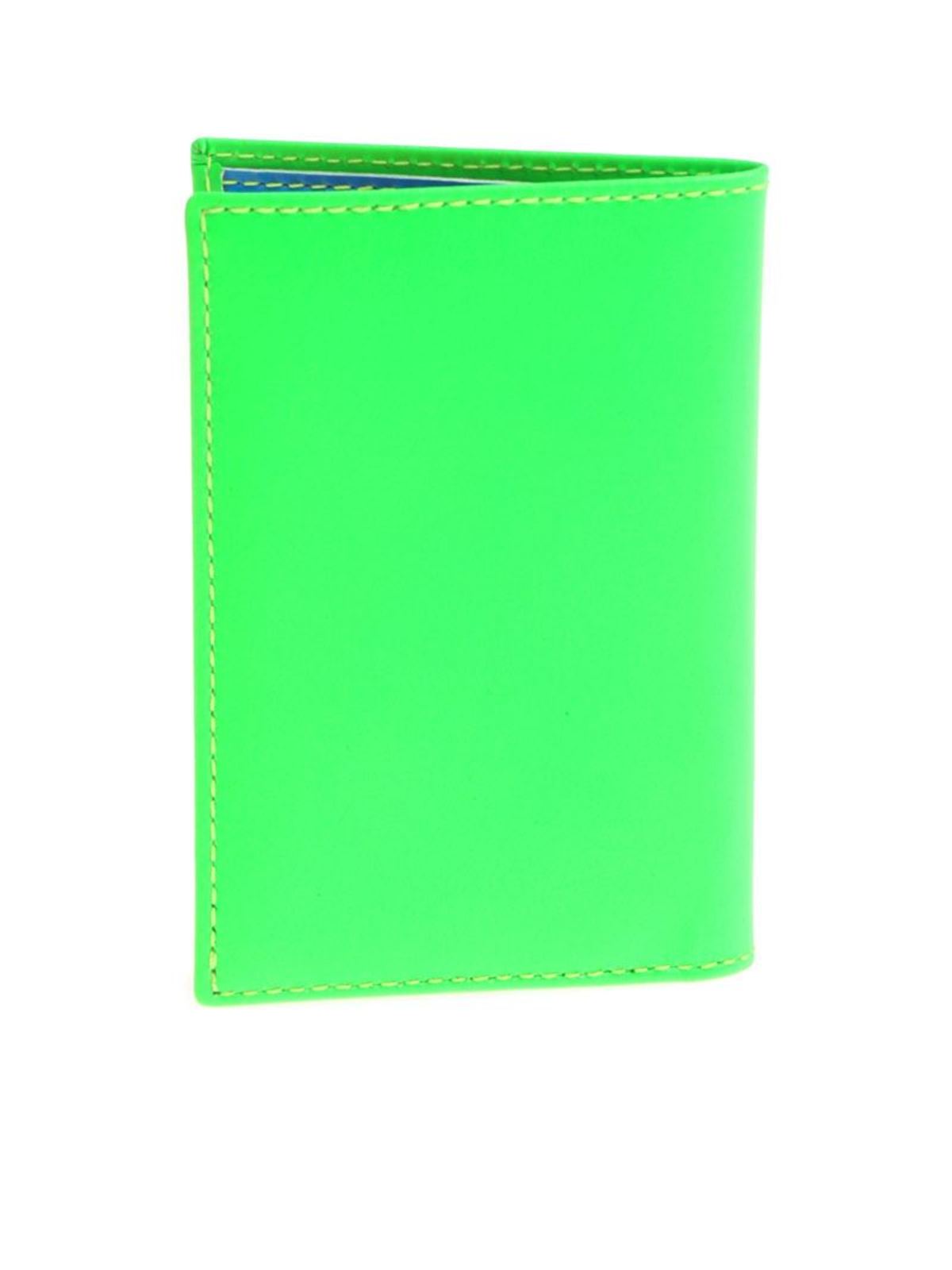 Neon green cards holder SA6400SFGREEN (Comme Des Garçons Wallet / 財布・カードケース ) | Comme Des Garçons Wallet (コムデギャルソン ウォレット)(2)