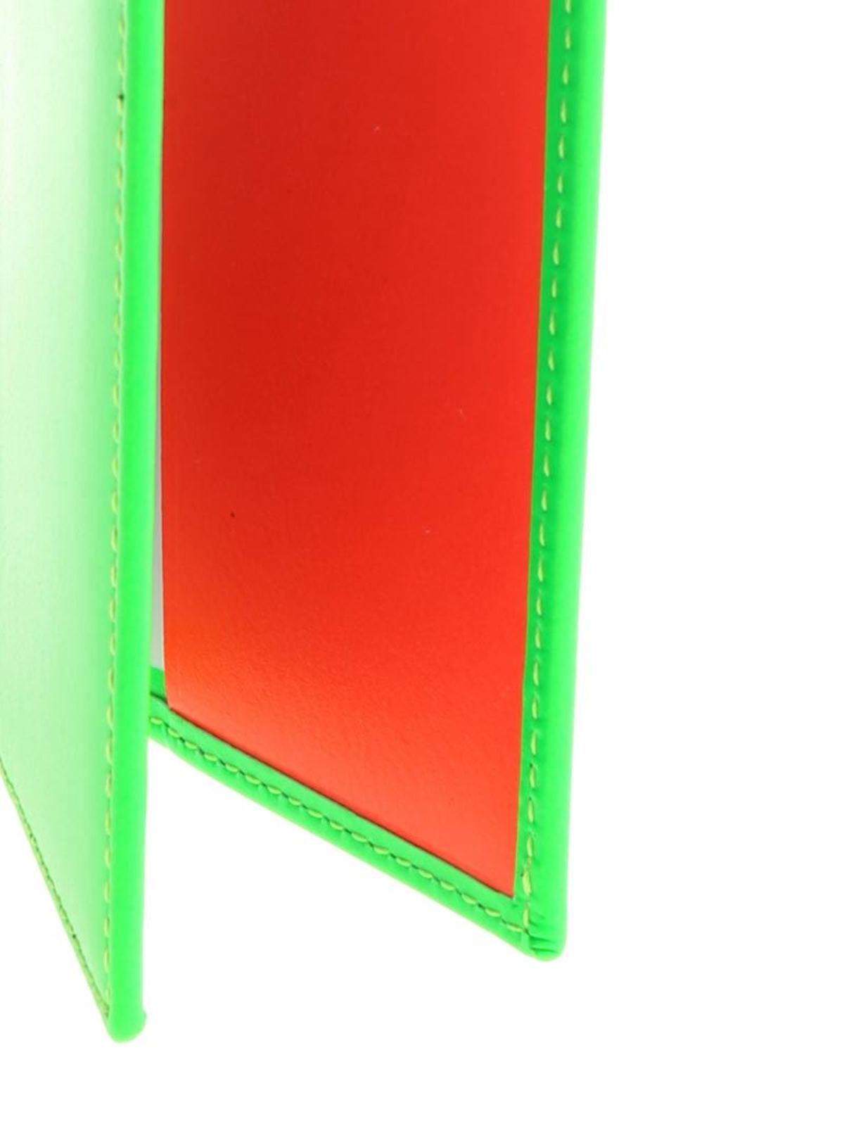 Neon green cards holder SA6400SFGREEN (Comme Des Garçons Wallet / 財布・カードケース ) | Comme Des Garçons Wallet (コムデギャルソン ウォレット)(3)