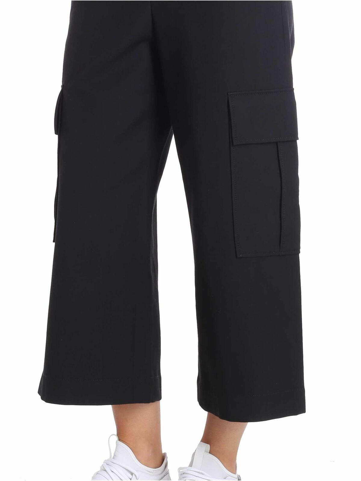 Black crop trousers with pockets 2PA1765AR99 (KENZO / パンツ ) | KENZO (ケンゾー)(3)