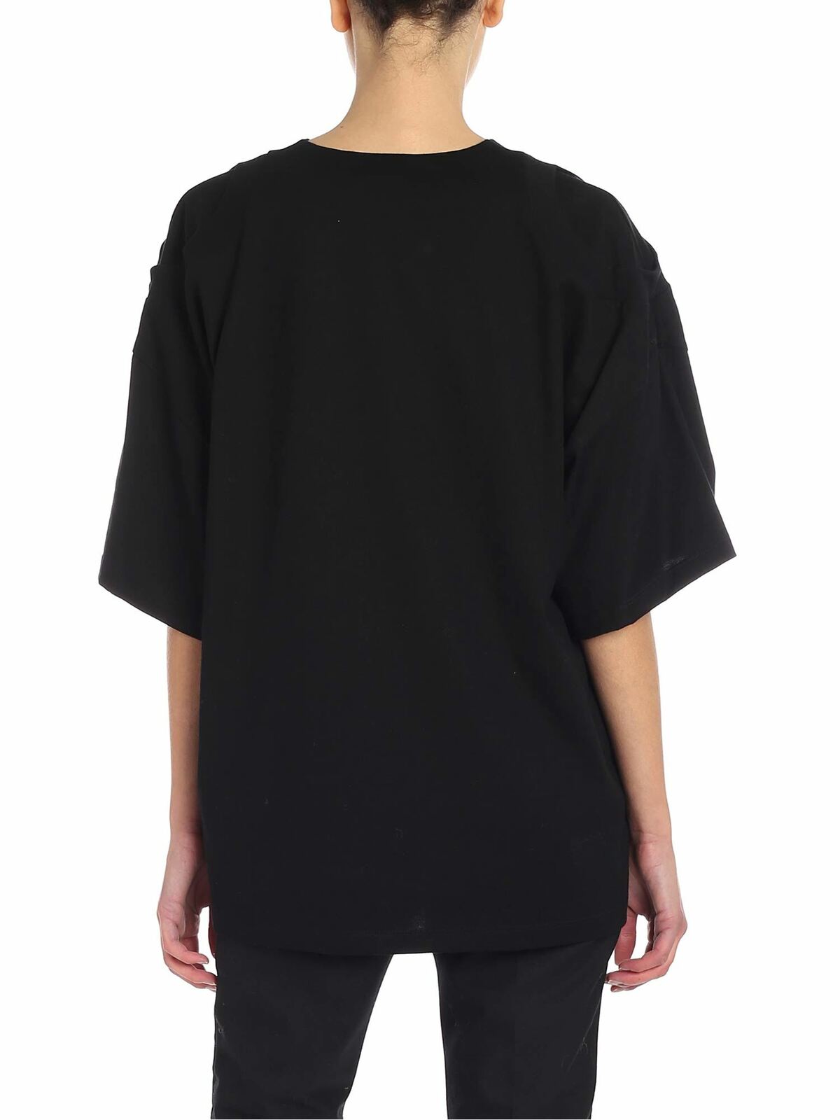 "Oudry" black V-neck T-shirt 84VP939999 (VIVETTA / Tシャツ・カットソー ) | VIVETTA (ヴィヴェッタ)(2)