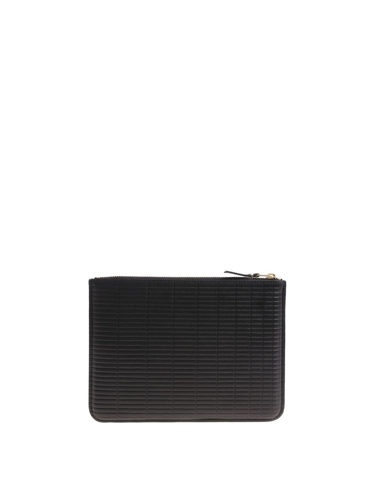 Brick purse in black SA5100BKBLACK (Comme Des Garçons Wallet / 財布・カードケース ) | Comme Des Garçons Wallet (コムデギャルソン ウォレット)(2)