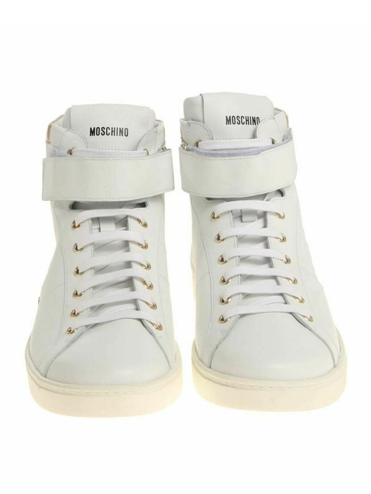 White sneakers with logo MB15033G05GA110A (MOSCHINO / スニーカー ) | MOSCHINO (モスキーノ)(1)