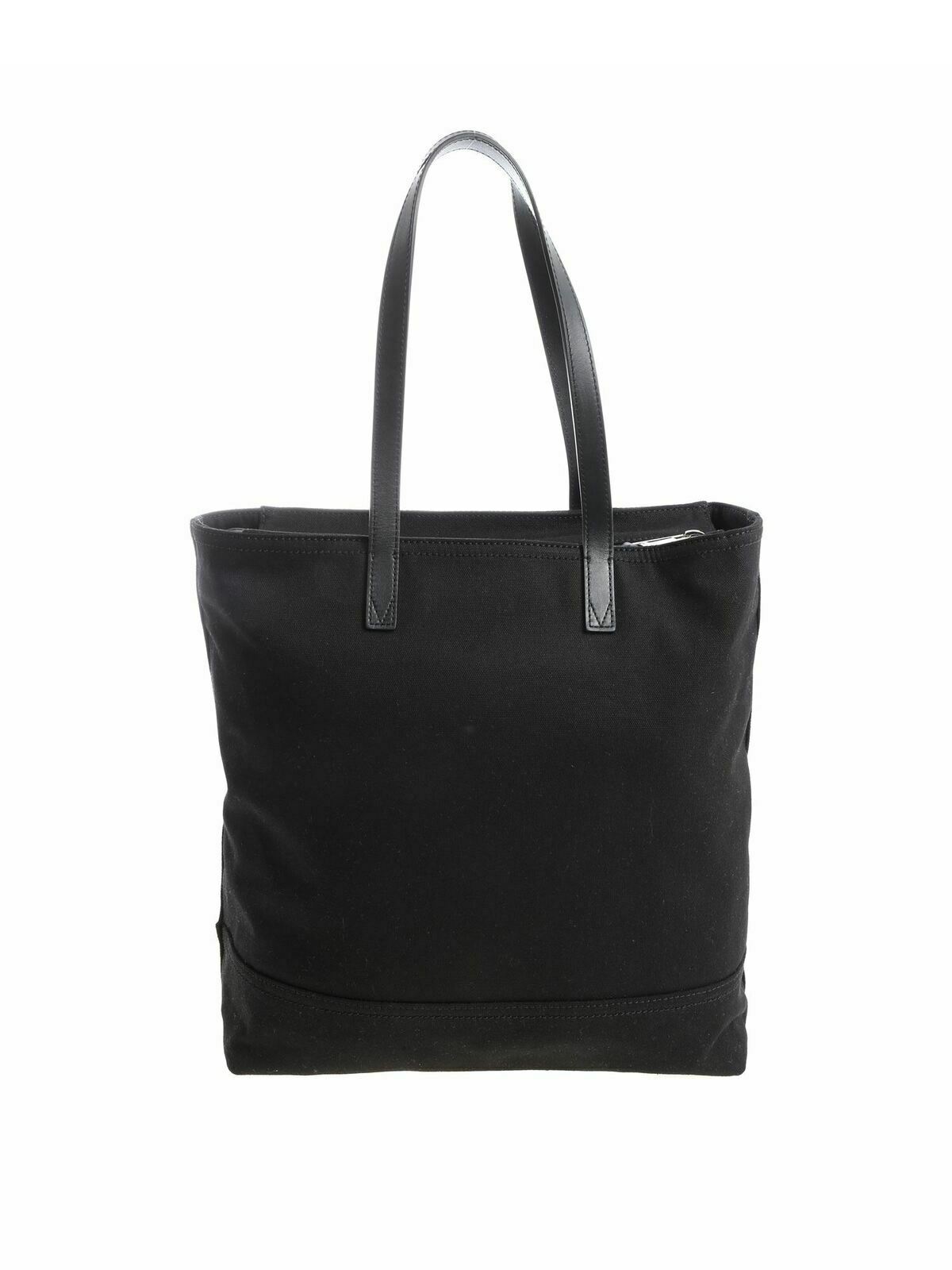 Black fabric shopper with logo 742382031555 (MOSCHINO / トートバッグ ) | MOSCHINO (モスキーノ)(2)