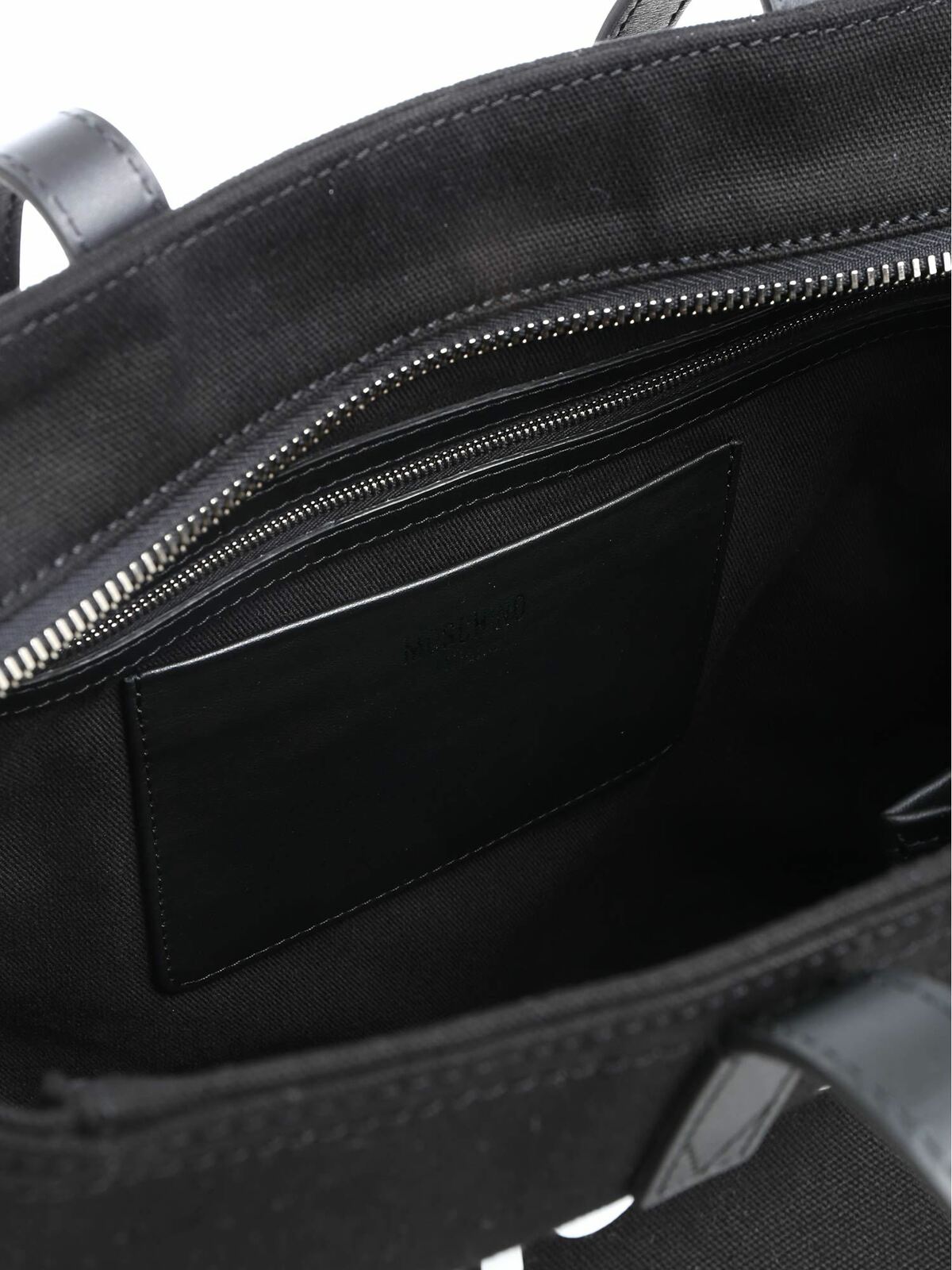 Black fabric shopper with logo 742382031555 (MOSCHINO / トートバッグ ) | MOSCHINO (モスキーノ)(4)