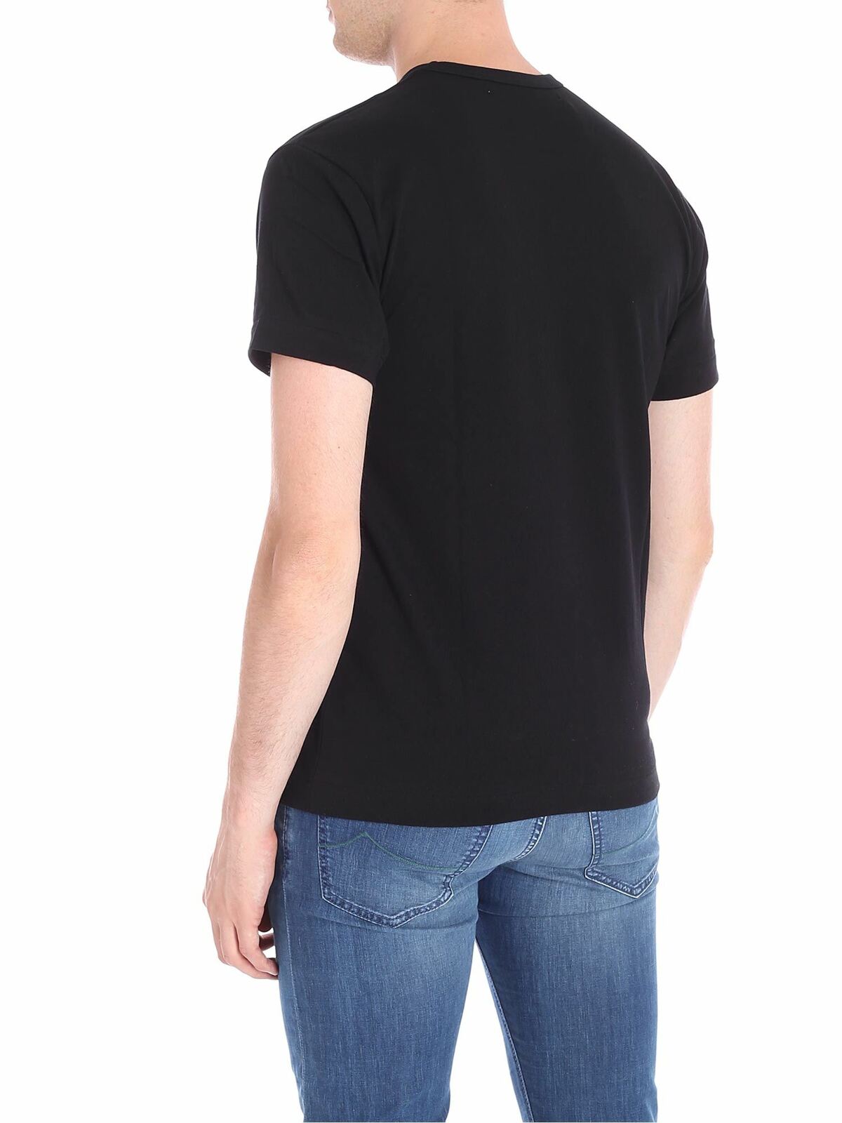 Black red Heart T-shirt AZT1120511 (PLAY Comme Des Garçons / Tシャツ・カットソー ) | PLAY Comme Des Garçons (プレイ コムデギャルソン)(2)