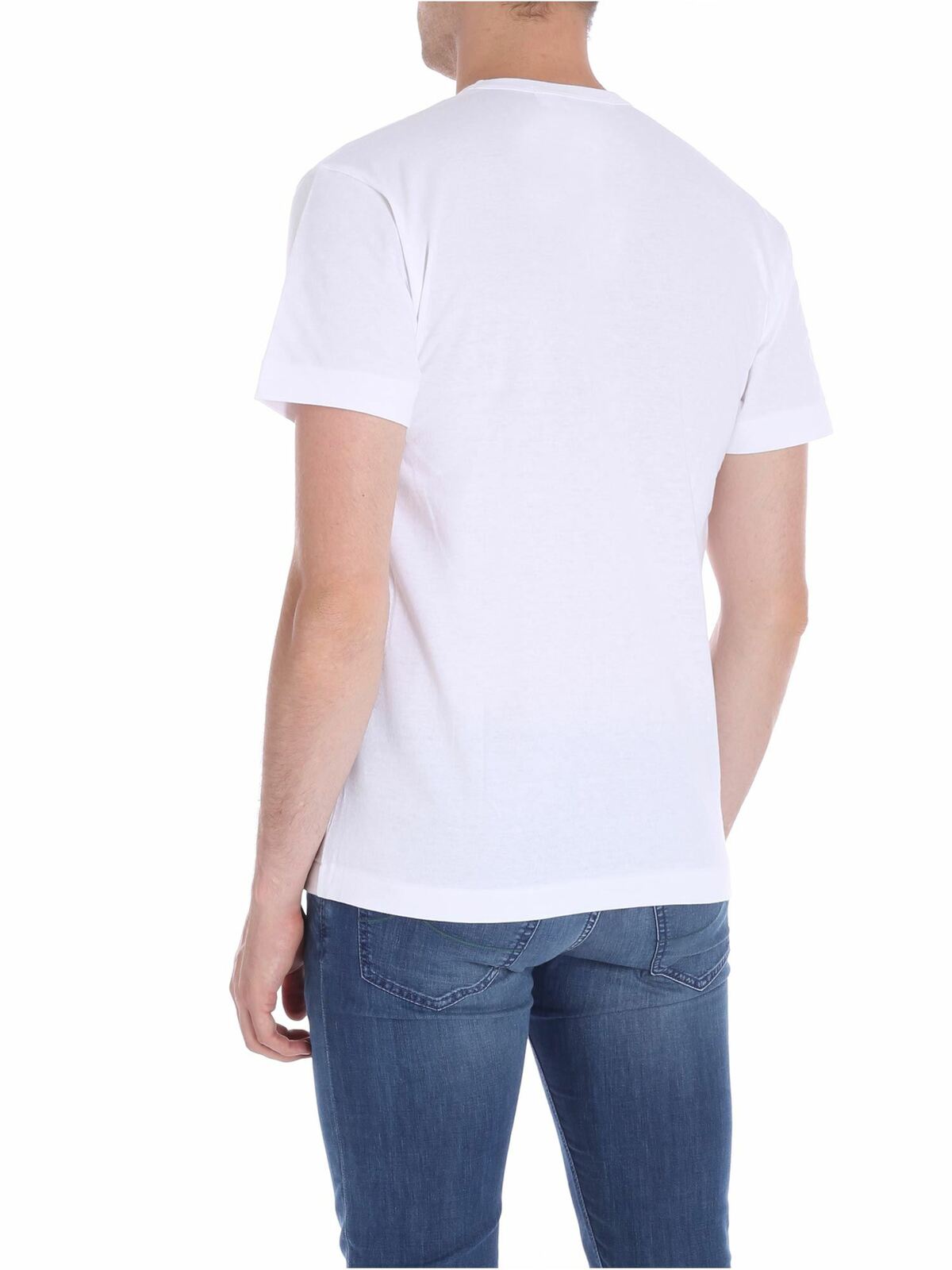 White camouflage heart print t-shirt AZT2440511 (PLAY Comme Des Garçons / Tシャツ・カットソー ) | PLAY Comme Des Garçons (プレイ コムデギャルソン)(2)
