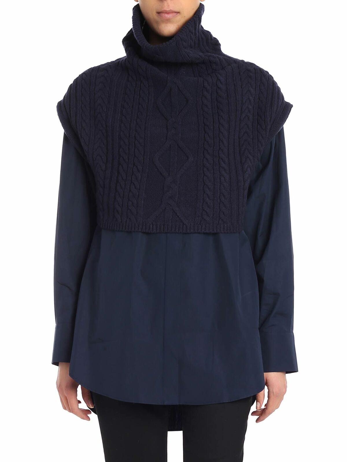 Blue shirt with Mandarin collar 1CH1895HP76 (KENZO / シャツ・ブラウス ) | KENZO (ケンゾー)