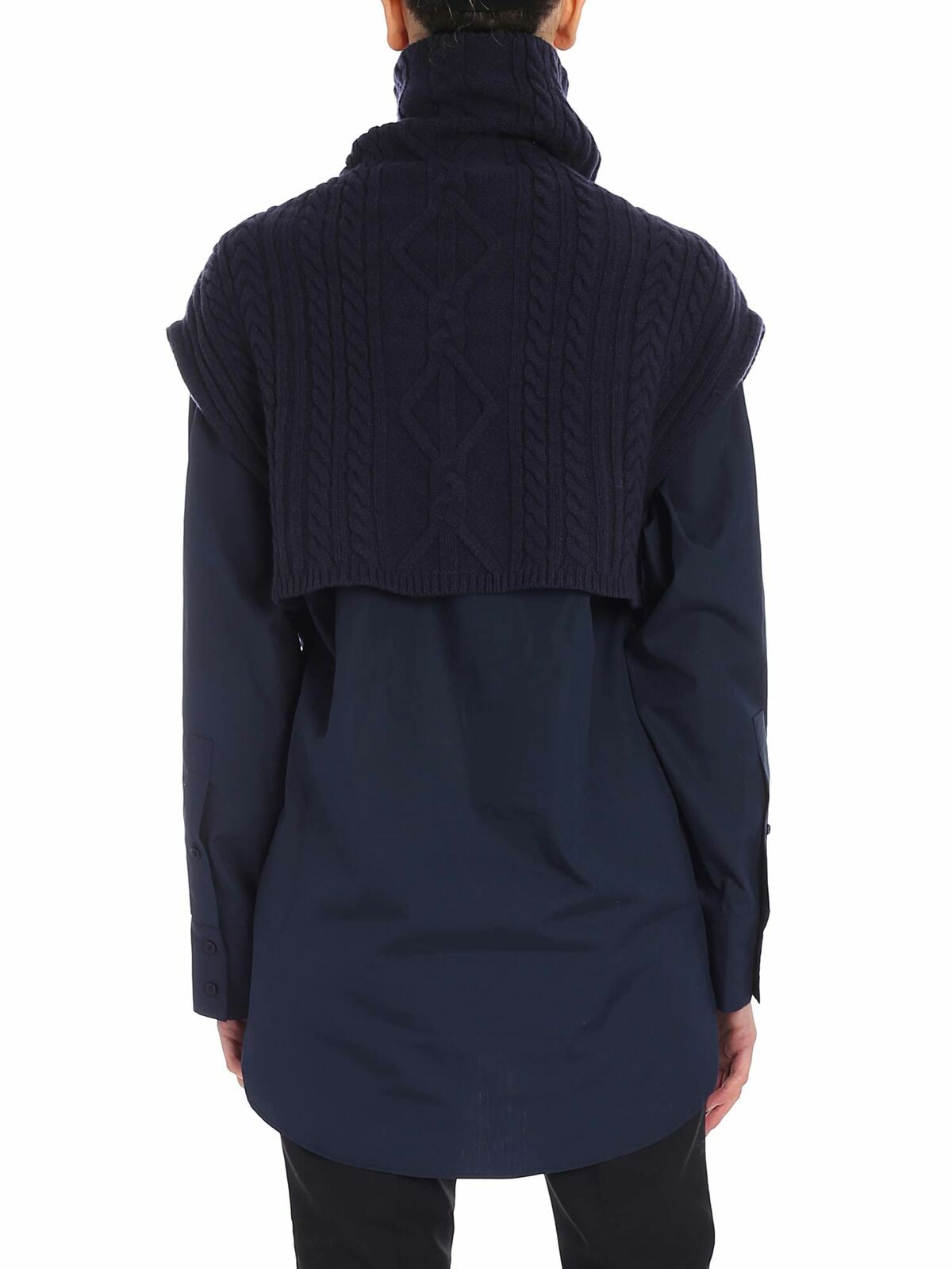 Blue shirt with Mandarin collar 1CH1895HP76 (KENZO / シャツ・ブラウス ) | KENZO (ケンゾー)(2)