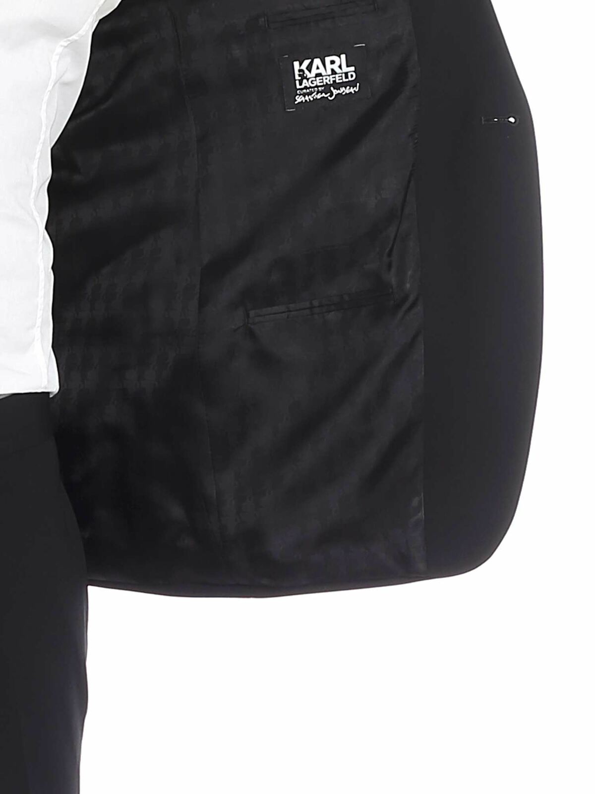 Single-breasted suit with single button 105507591083990 (KARL LAGERFELD / スーツ・ジャケット ) | KARL LAGERFELD (カール・ラガーフェルド)(4)