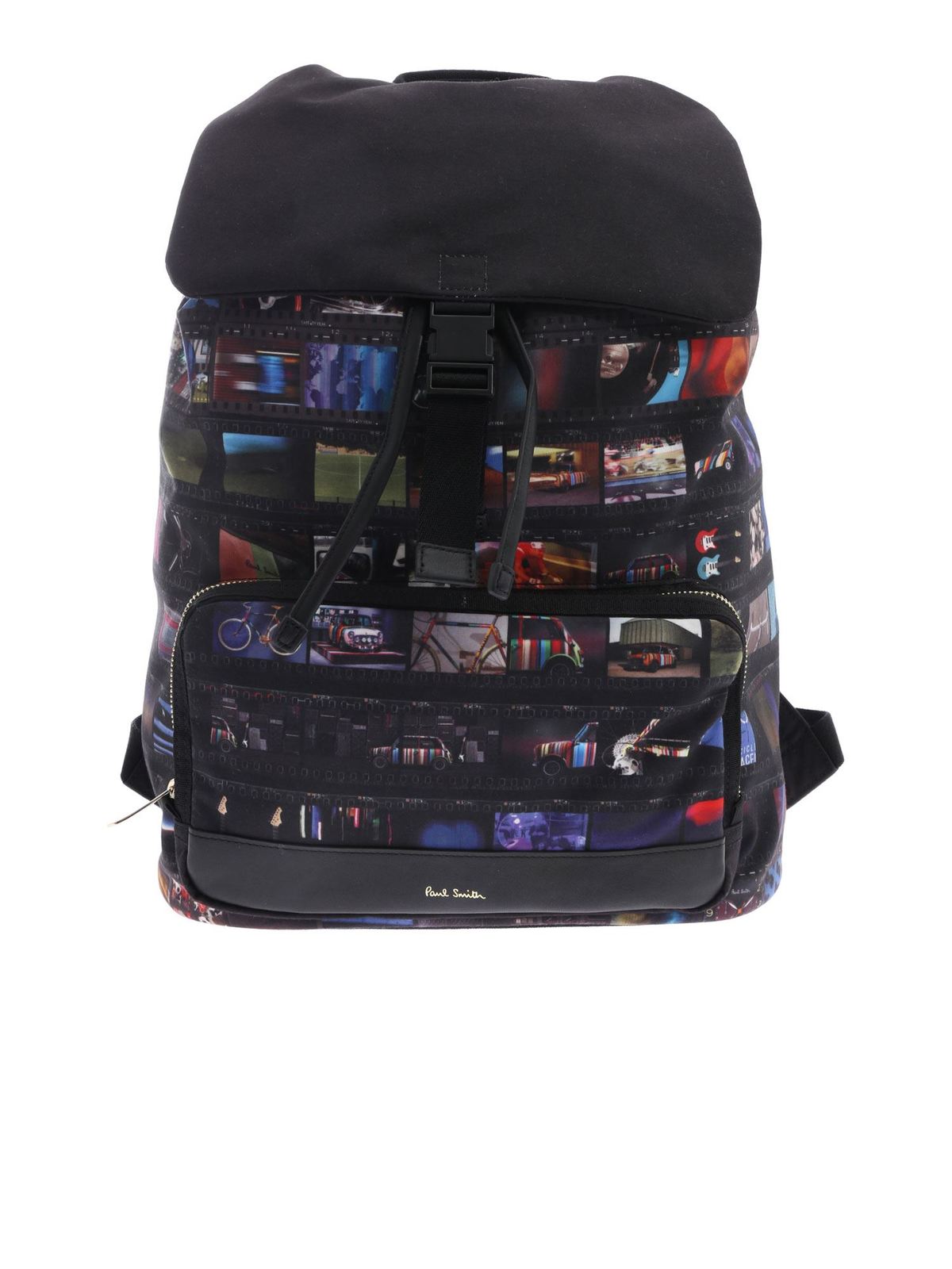 Black mini Film printed backpack M1A5492A40227PR (Paul Smith / バックパック ) | Paul Smith (ポール・スミス)