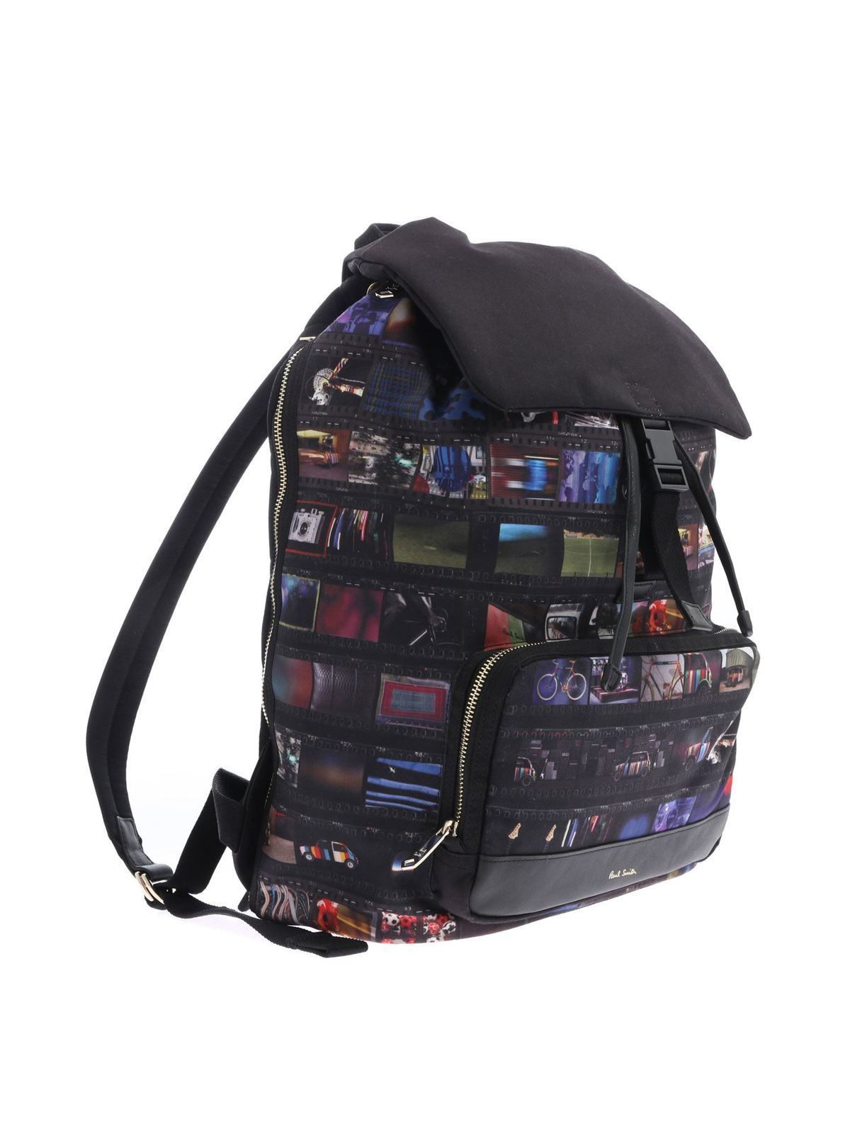 Black mini Film printed backpack M1A5492A40227PR (Paul Smith / バックパック ) | Paul Smith (ポール・スミス)(1)