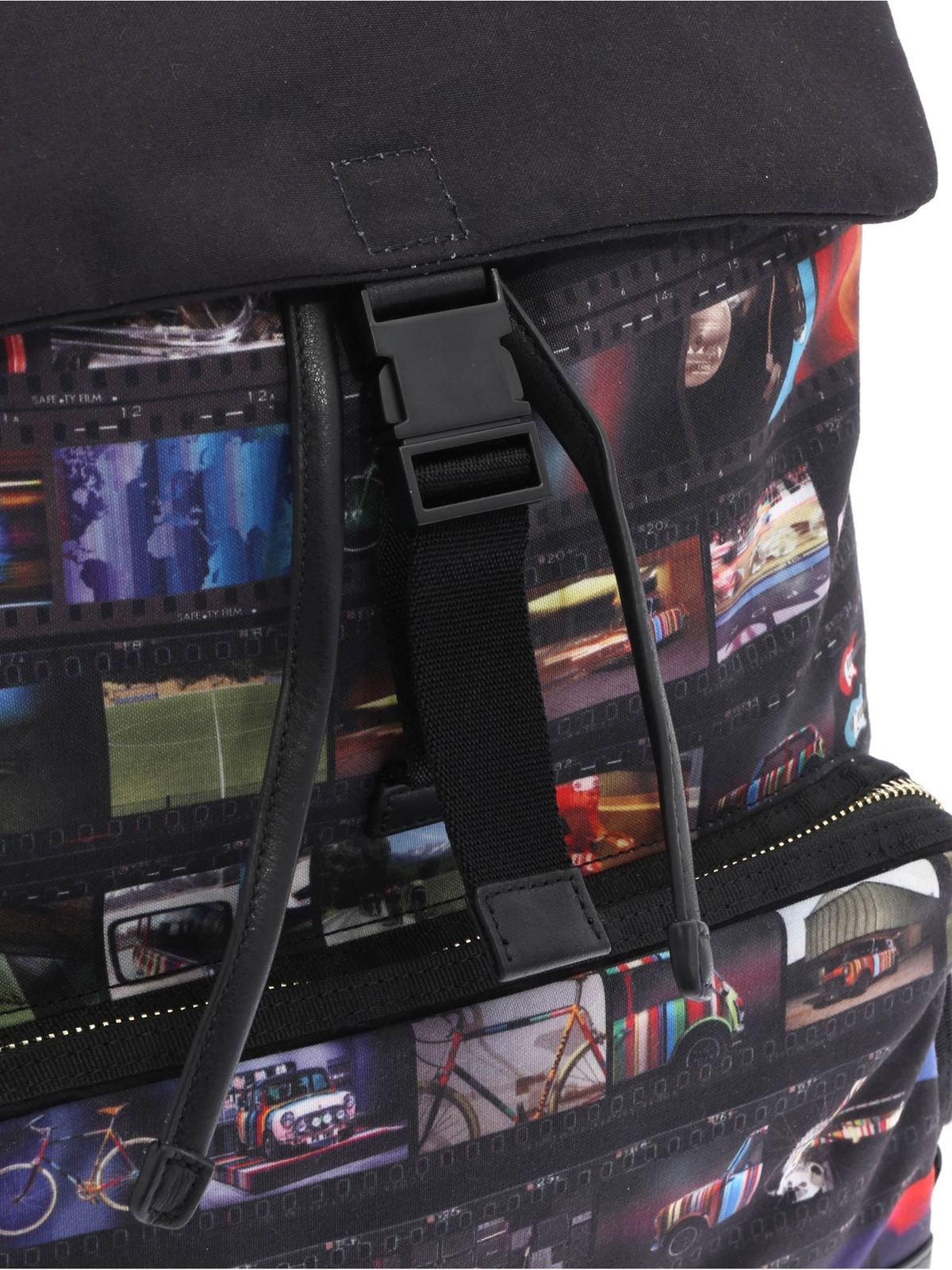 Black mini Film printed backpack M1A5492A40227PR (Paul Smith / バックパック ) | Paul Smith (ポール・スミス)(3)
