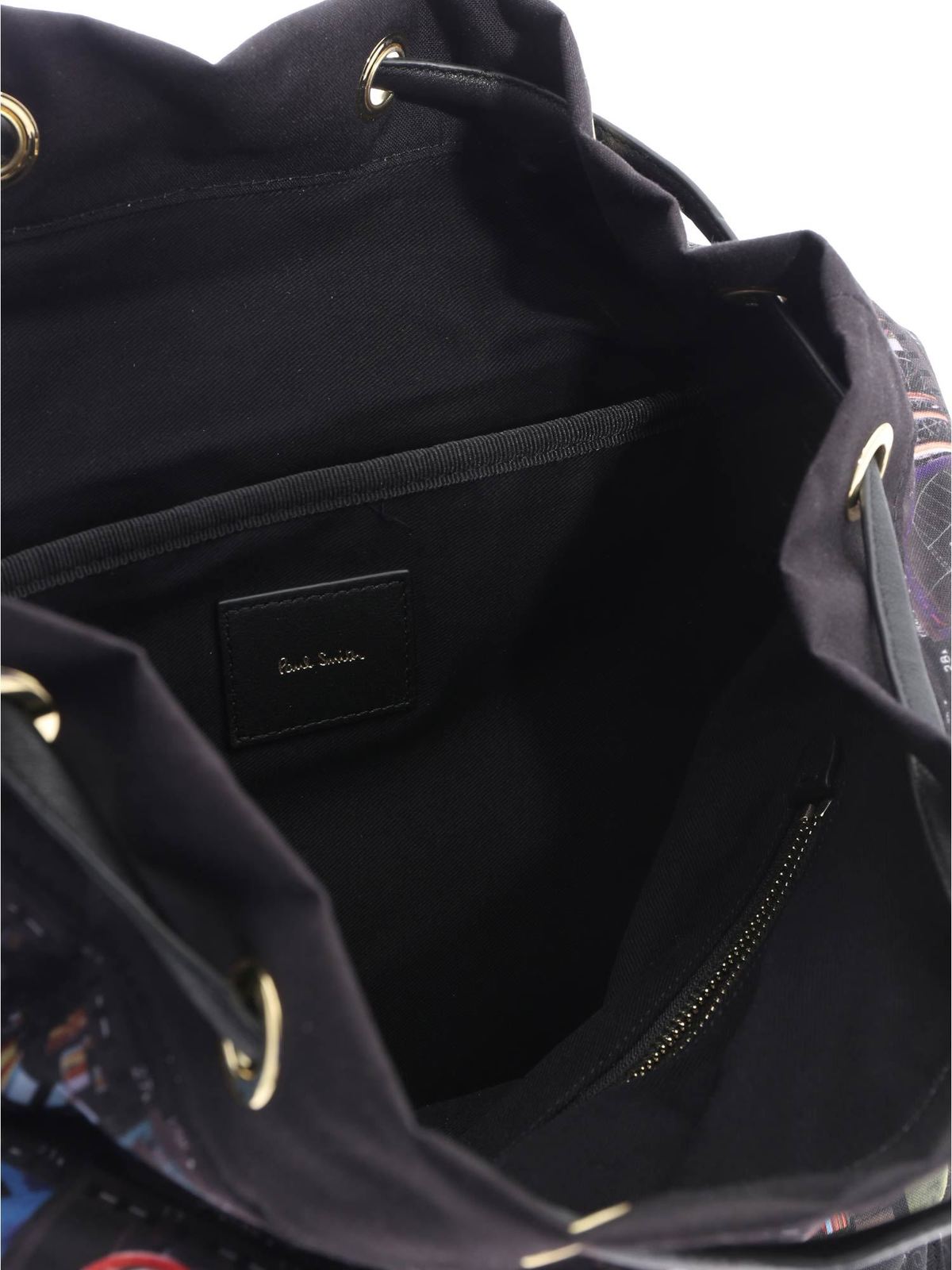 Black mini Film printed backpack M1A5492A40227PR (Paul Smith / バックパック ) | Paul Smith (ポール・スミス)(4)
