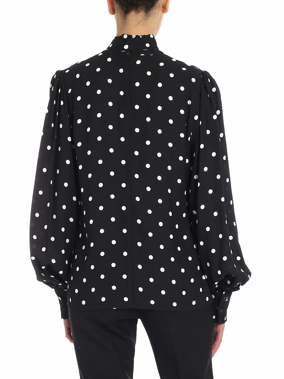 Black polka dot blouse 84VP24832 (VIVETTA / シャツ・ブラウス ) | VIVETTA (ヴィヴェッタ)(2)