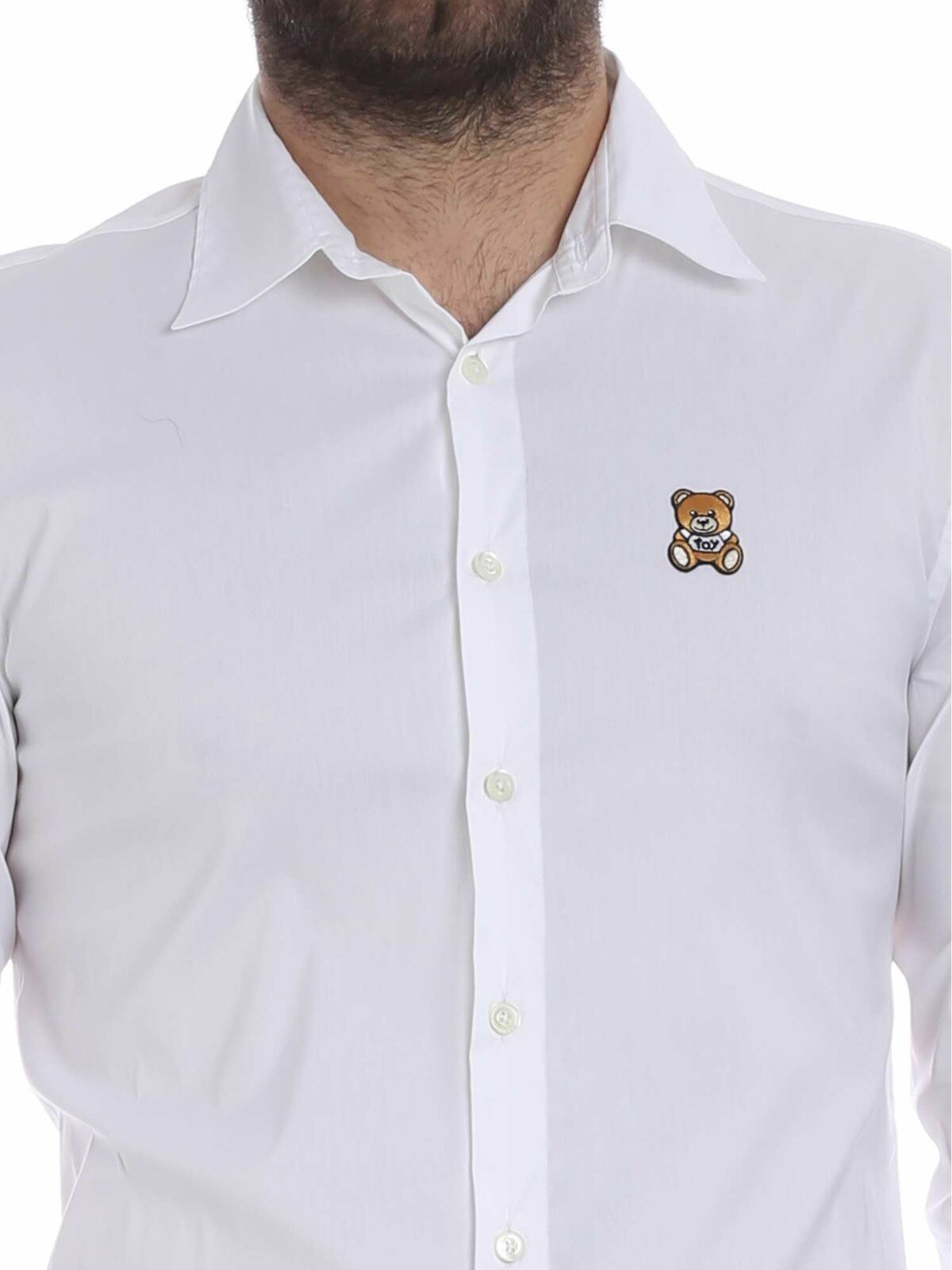 Moschino shirt in white 020502361001 (MOSCHINO / シャツ・ブラウス ) | MOSCHINO (モスキーノ)(3)