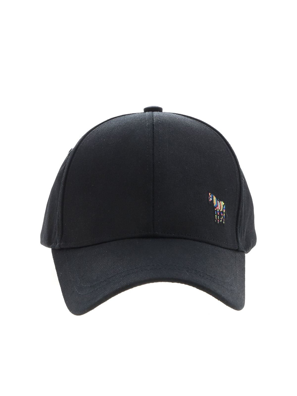 Black baseball hat with zebra embroidery M2A987CAZEBRA79 (PS Paul Smith / 帽子 ) | PS Paul Smith (ピーエス ポール・スミス)