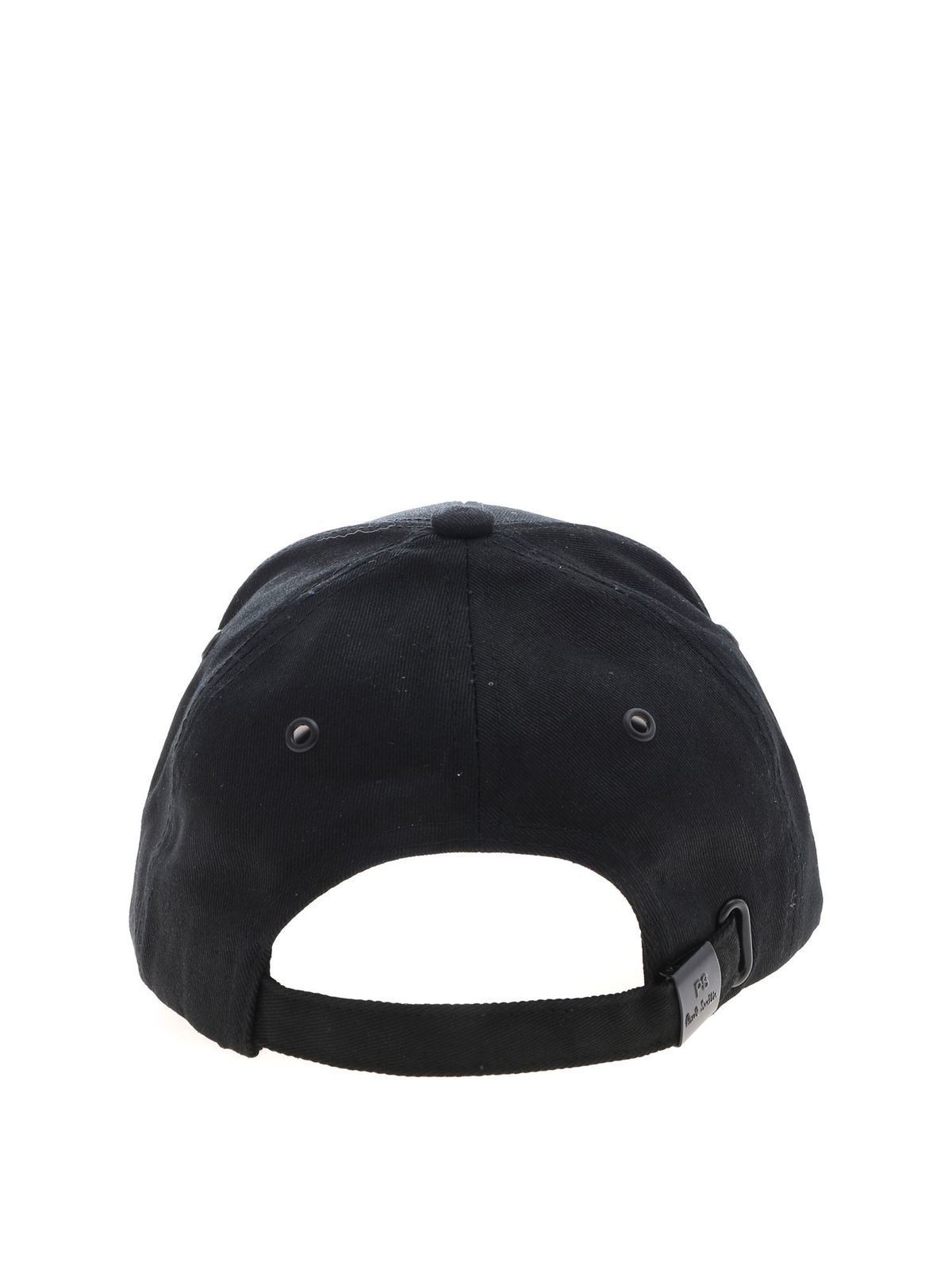 Black baseball hat with zebra embroidery M2A987CAZEBRA79 (PS Paul Smith / 帽子 ) | PS Paul Smith (ピーエス ポール・スミス)(1)