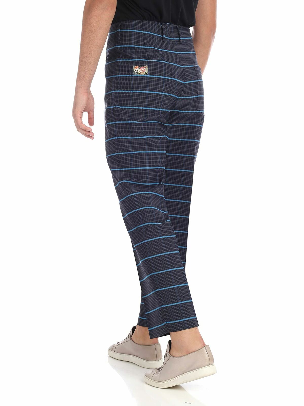 Blue check pattern trousers Collaboration Mem 5PA3111SE76 (KENZO / パンツ ) | KENZO (ケンゾー)(2)