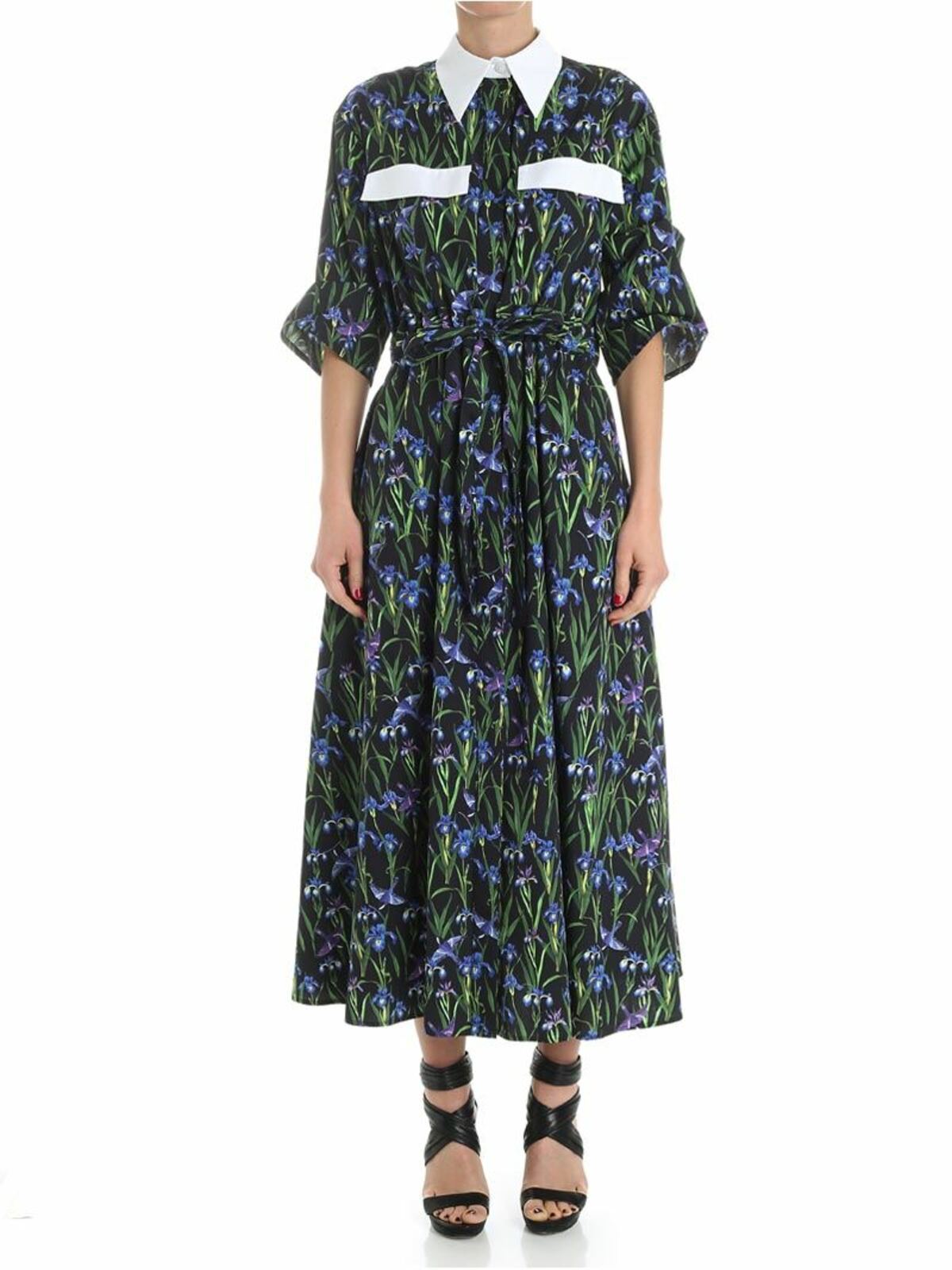 Black Megrez dress 81VP57463 (VIVETTA / ワンピース・ドレス・オールインワン ) | VIVETTA (ヴィヴェッタ)