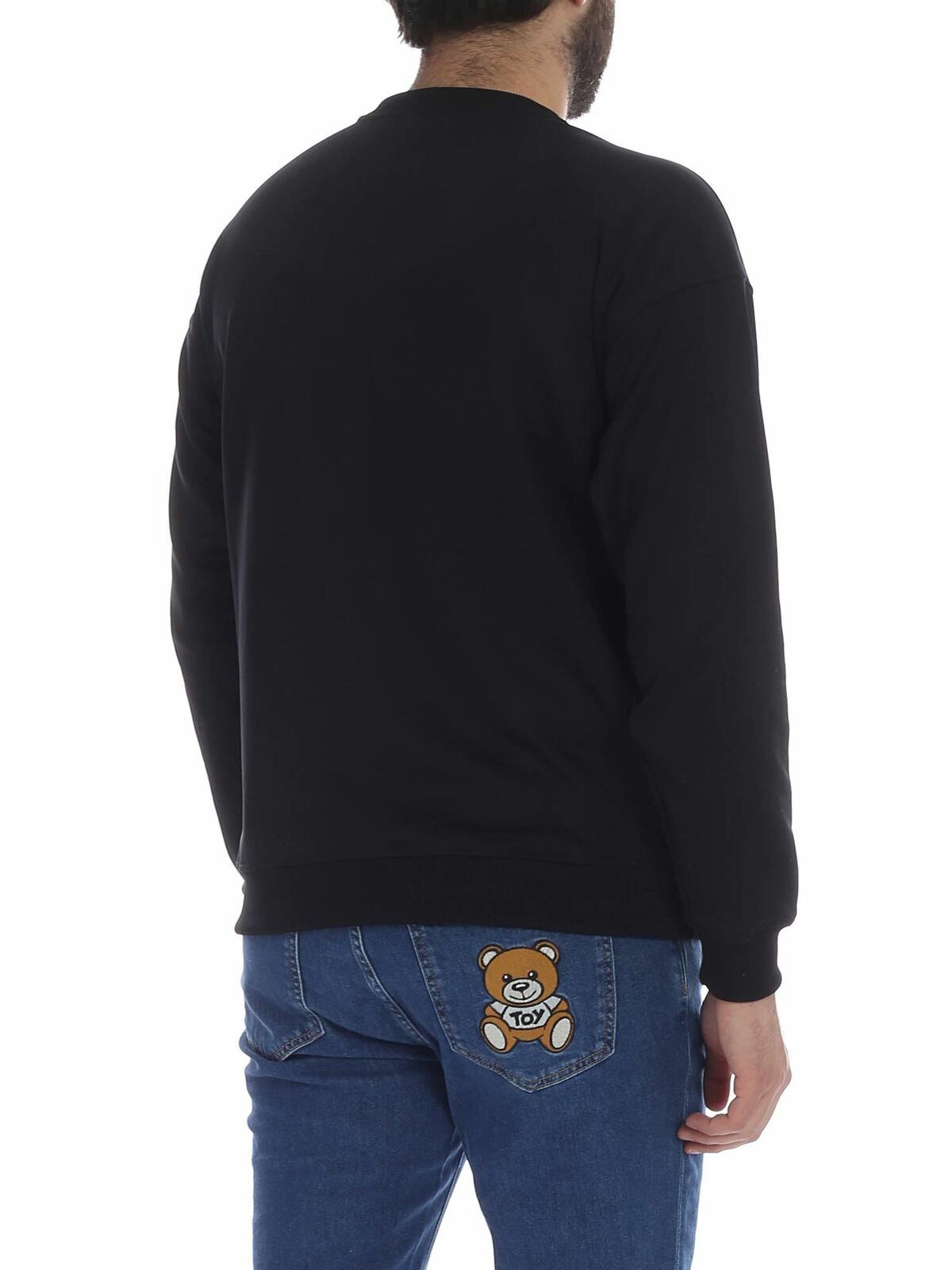 Moschino Double Question black sweatshirt 171202291555 (MOSCHINO / スウェット・フーディー ) | MOSCHINO (モスキーノ)(2)
