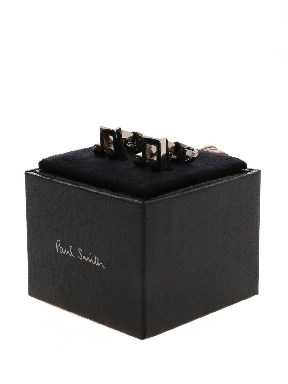 Note cufflinks in silver and black M1ACUFFANOTE79 (Paul Smith / カフ・ピンズ・ブローチ ) | Paul Smith (ポール・スミス)(2)