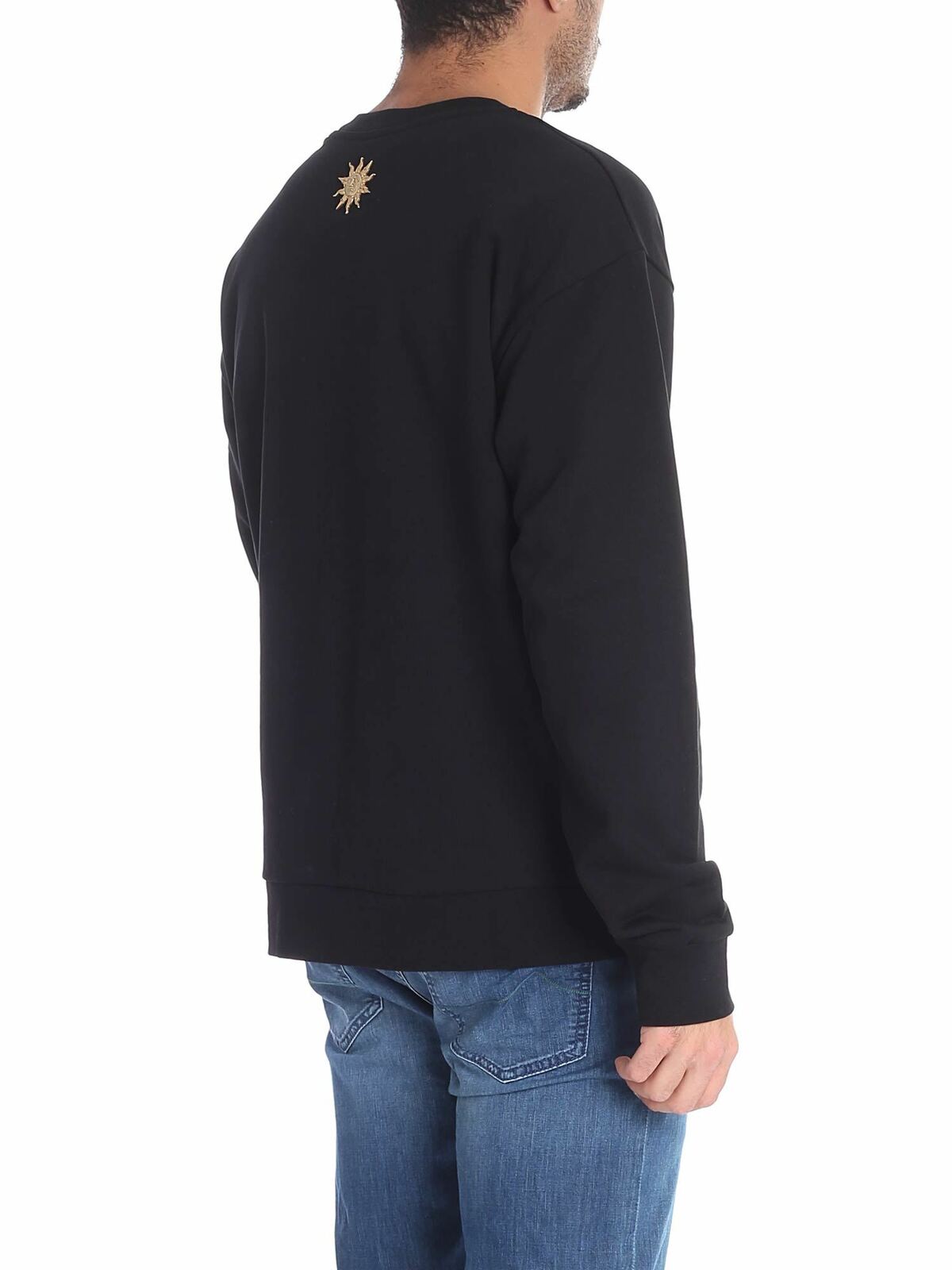 Black printed sweatshirt FPU7114P0306999 (FAUSTO PUGLISI / スウェット・フーディー ) | FAUSTO PUGLISI (ファウスト プリージ)(2)