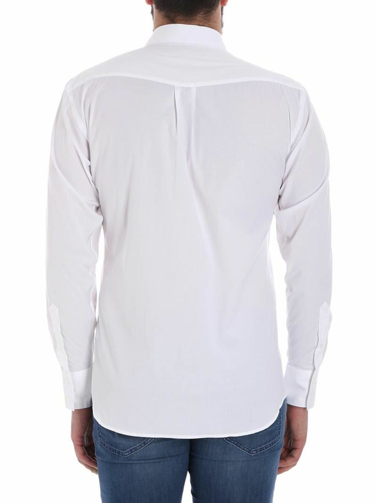 White cotton shirt 60500458169910 (KARL LAGERFELD / シャツ・ブラウス ) | KARL LAGERFELD (カール・ラガーフェルド)(2)
