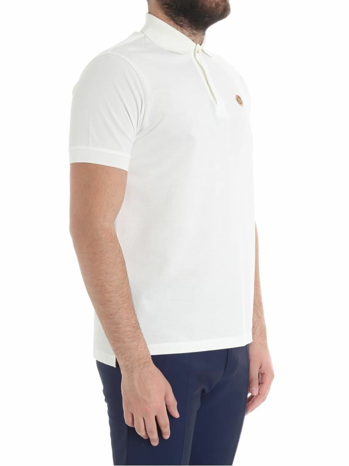 White polo with Sole embroidery PUXC698PD7101 (Paul Smith / ポロシャツ ) | Paul Smith (ポール・スミス)(1)