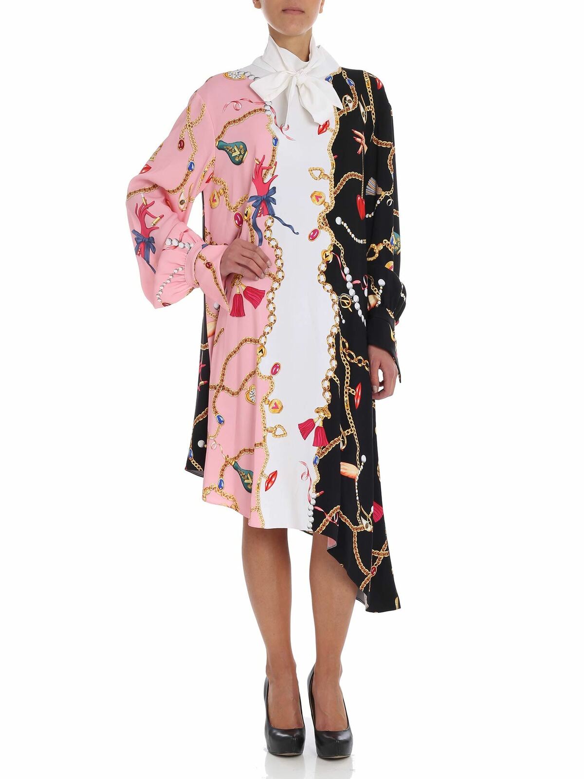 Multicolour printed midi dress 84VP59147 (VIVETTA / ワンピース・ドレス・オールインワン ) | VIVETTA (ヴィヴェッタ)