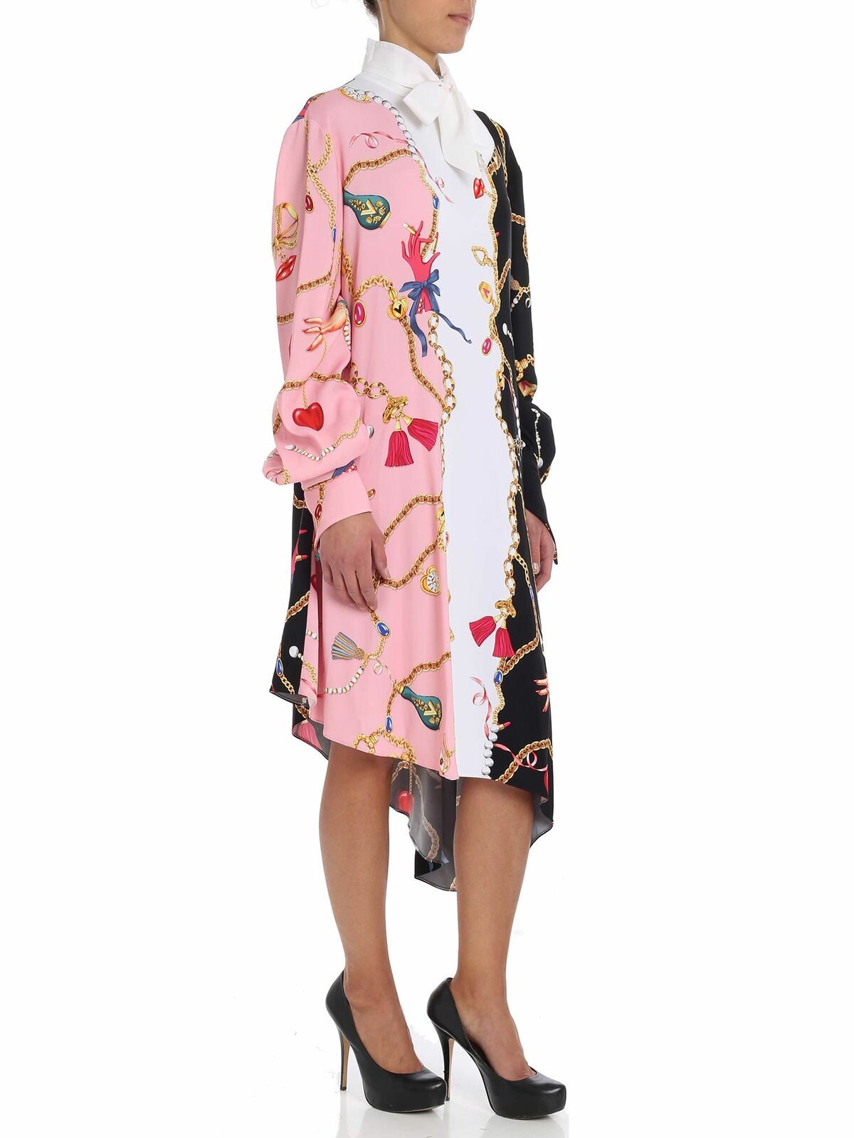 Multicolour printed midi dress 84VP59147 (VIVETTA / ワンピース・ドレス・オールインワン ) | VIVETTA (ヴィヴェッタ)(1)