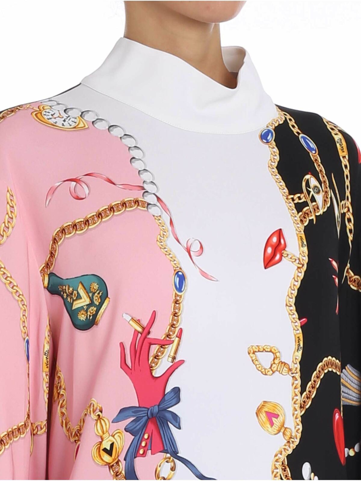 Multicolour printed midi dress 84VP59147 (VIVETTA / ワンピース・ドレス・オールインワン ) | VIVETTA (ヴィヴェッタ)(3)