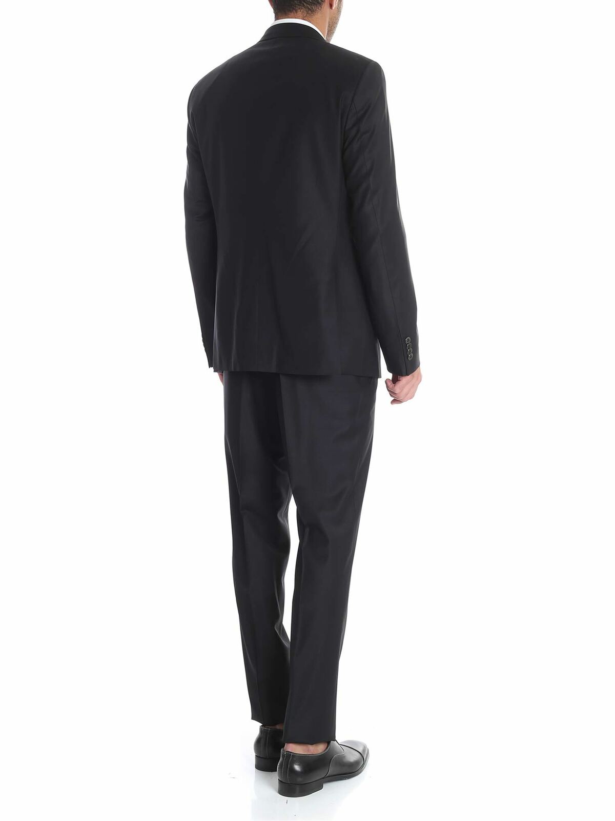 Black wool two button suit 105212582096990 (KARL LAGERFELD / スーツ・ジャケット ) | KARL LAGERFELD (カール・ラガーフェルド)(2)