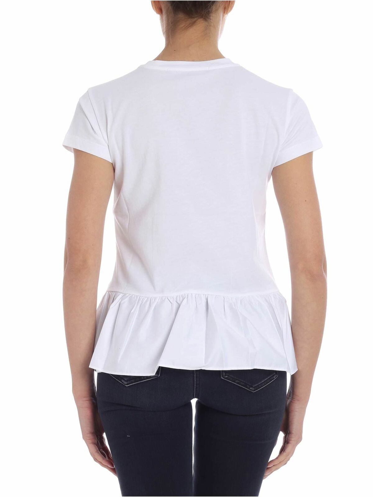 Logo white t-shirt 91KW1717100 (KARL LAGERFELD / Tシャツ・カットソー ) | KARL LAGERFELD (カール・ラガーフェルド)(2)