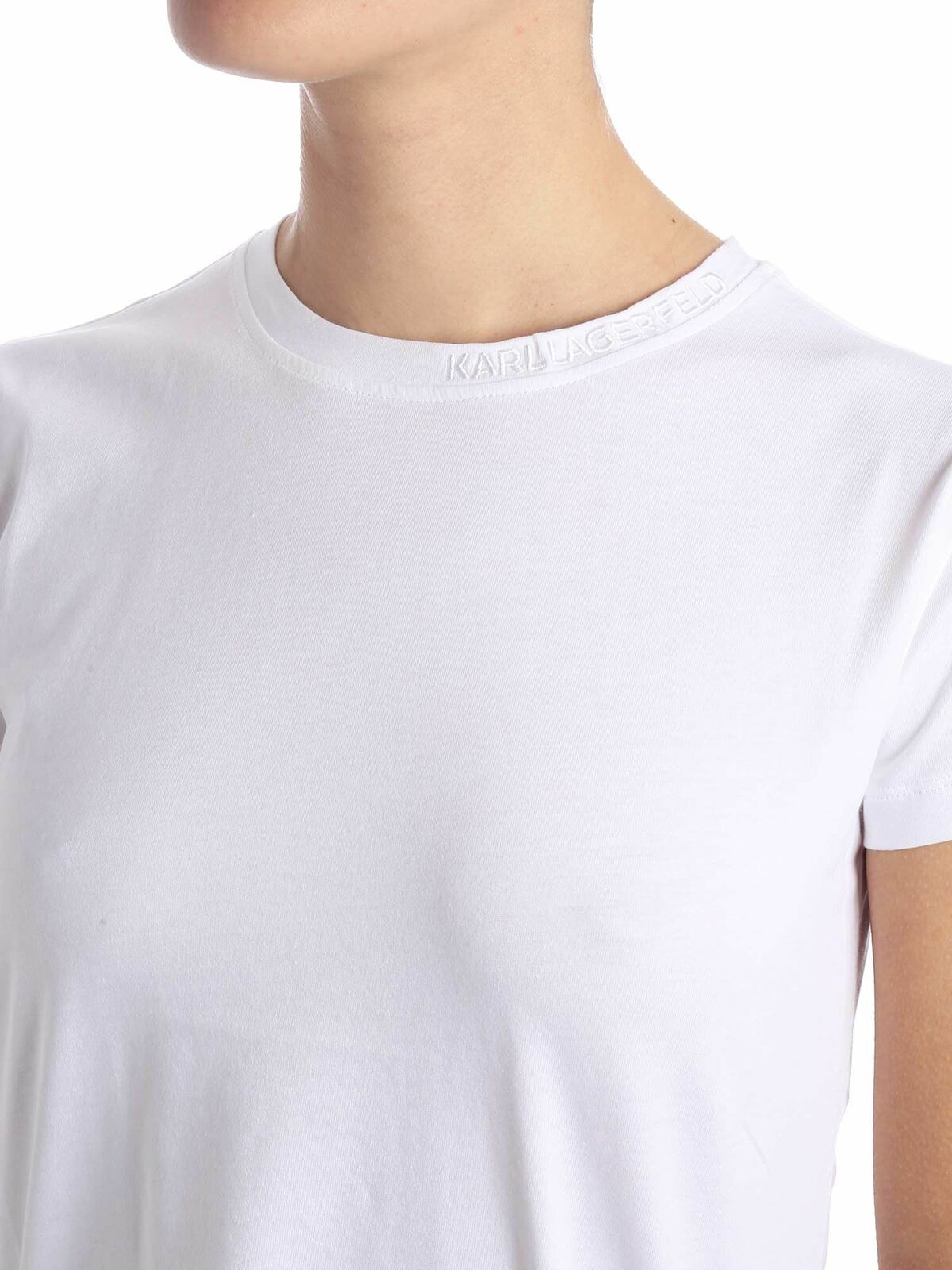 Logo white t-shirt 91KW1717100 (KARL LAGERFELD / Tシャツ・カットソー ) | KARL LAGERFELD (カール・ラガーフェルド)(3)
