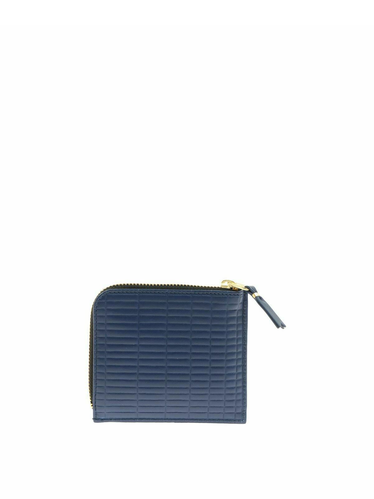 Brick wallet in blue SA3100BKBLUE (Comme Des Garçons Wallet / 財布・カードケース ) | Comme Des Garçons Wallet (コムデギャルソン ウォレット)(2)