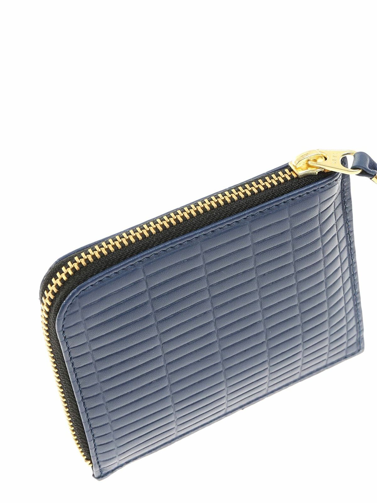 Brick wallet in blue SA3100BKBLUE (Comme Des Garçons Wallet / 財布・カードケース ) | Comme Des Garçons Wallet (コムデギャルソン ウォレット)(3)