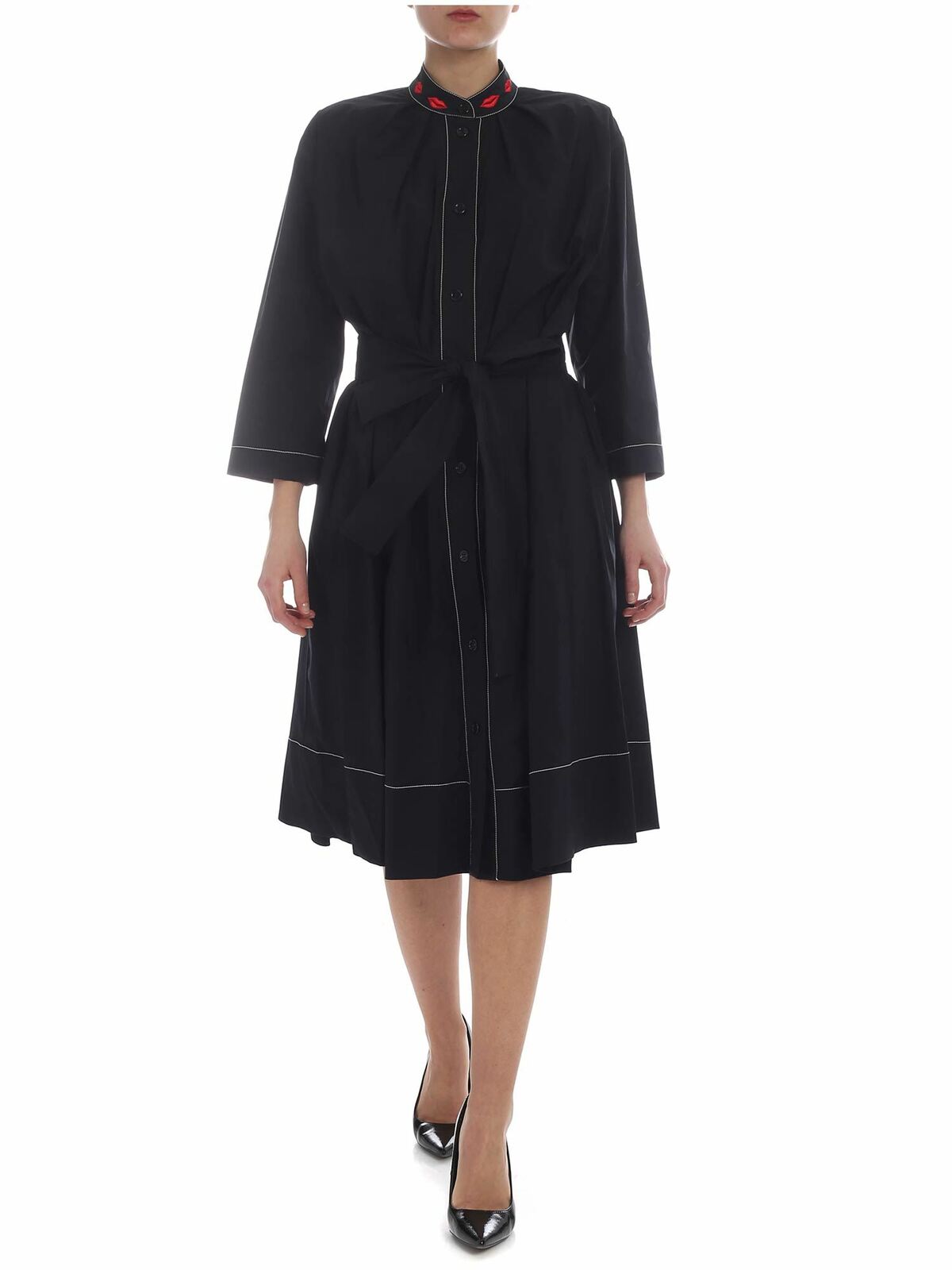 Black Parma bell dress 91VV507999 (VIVETTA / ワンピース・ドレス・オールインワン ) | VIVETTA (ヴィヴェッタ)