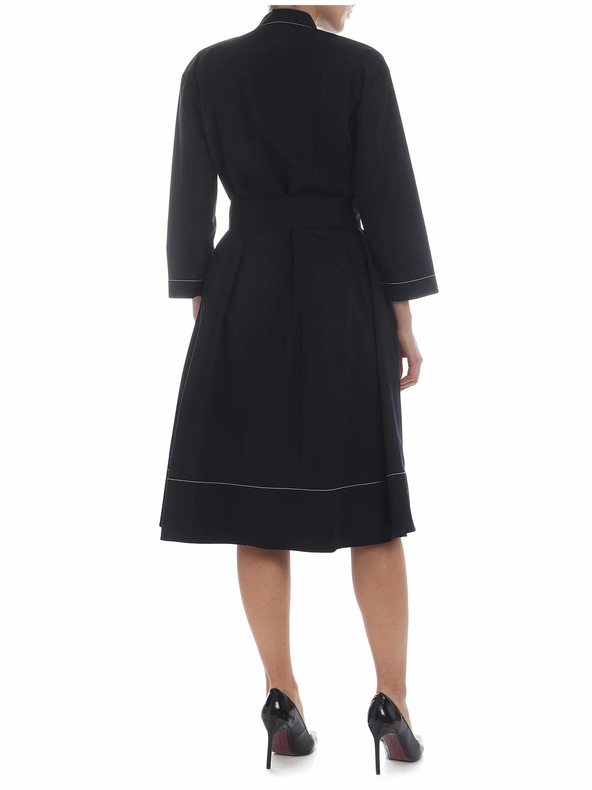 Black Parma bell dress 91VV507999 (VIVETTA / ワンピース・ドレス・オールインワン ) | VIVETTA (ヴィヴェッタ)(2)