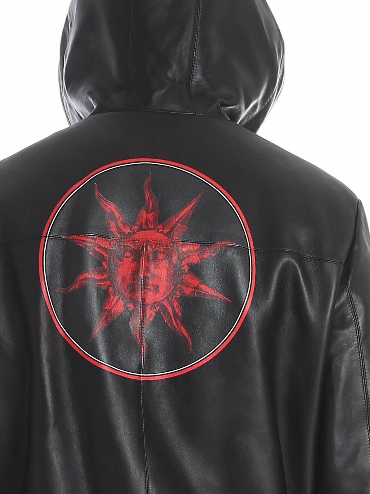 Black lined leather jacket FPU4027SP0307999 (FAUSTO PUGLISI / レザー&ファージャケット・コート ) | FAUSTO PUGLISI (ファウスト プリージ)(4)