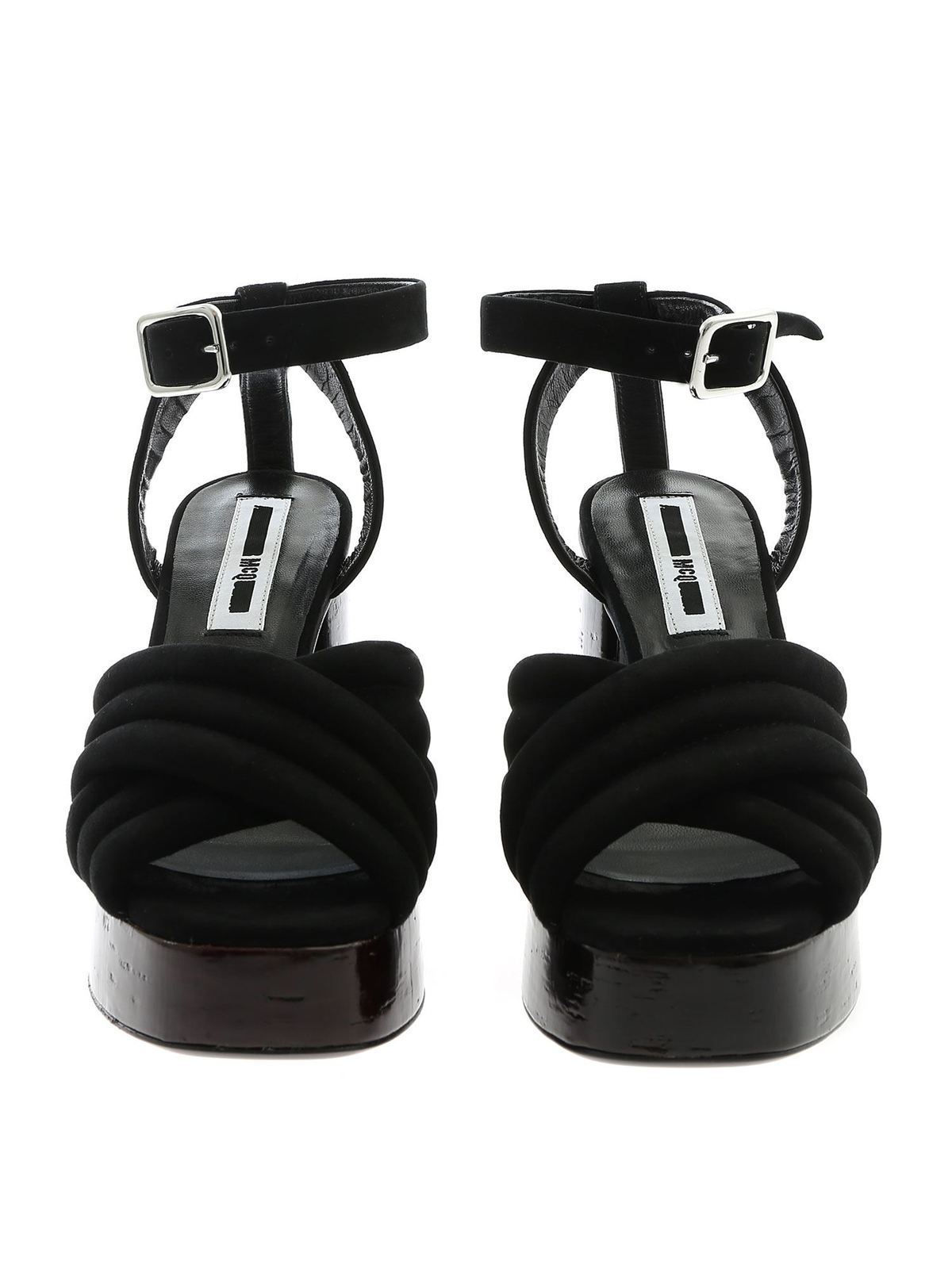Rise sandals in black 596728R26531000 (McQ / サンダル ) | McQ (マックキュー)(2)