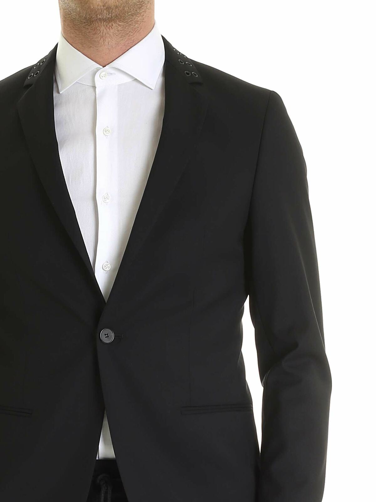 Knight lined jacket in black 155231592083990 (KARL LAGERFELD / スーツ・ジャケット ) | KARL LAGERFELD (カール・ラガーフェルド)(3)