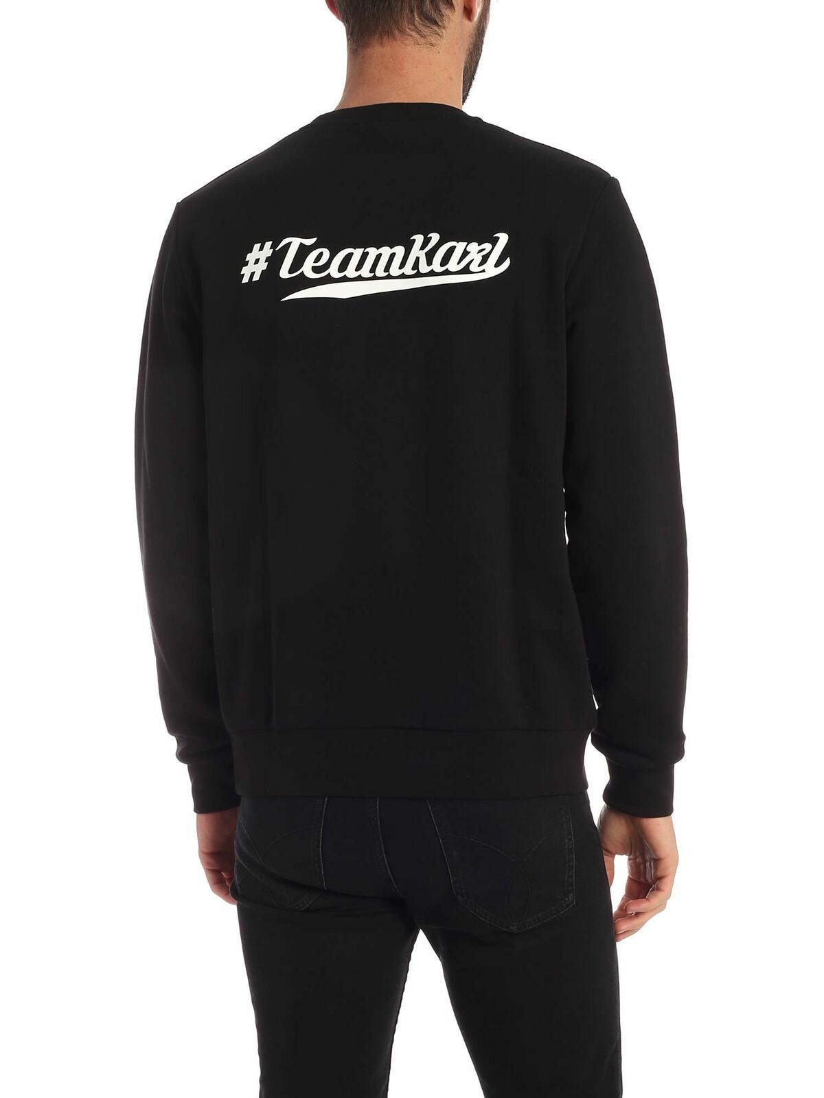 Kameo sweatshirt in black 705011592910990 (KARL LAGERFELD / スウェット・フーディー ) | KARL LAGERFELD (カール・ラガーフェルド)(2)