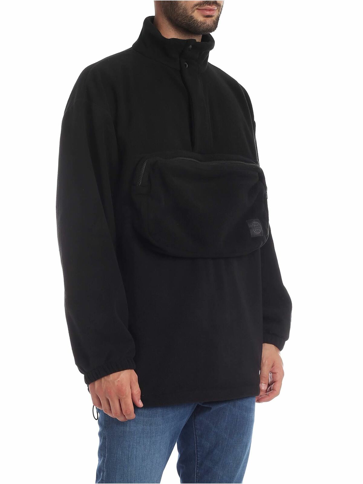 Rave Top Sweatshirt in black 571203RNT221000 (McQ / スウェット・フーディー ) | McQ (マックキュー)(1)