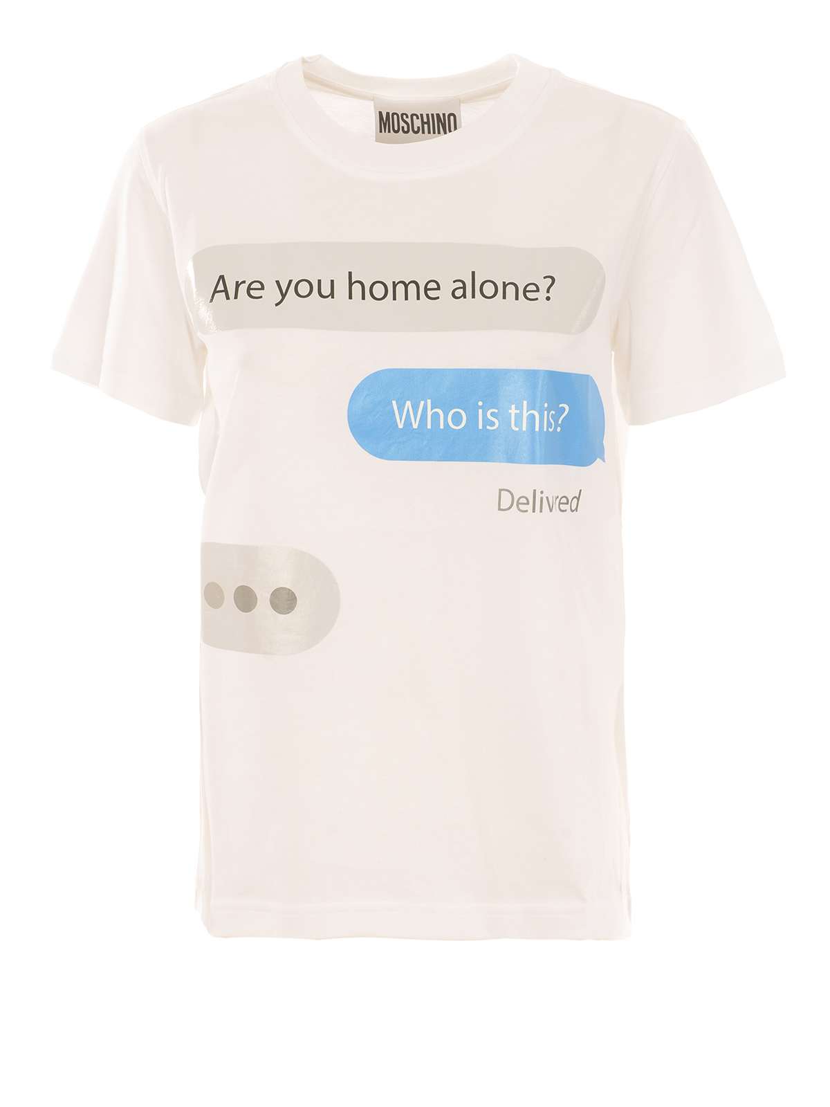 Chat print T-shirt 070405401001 (MOSCHINO / Tシャツ・カットソー ) | MOSCHINO (モスキーノ)